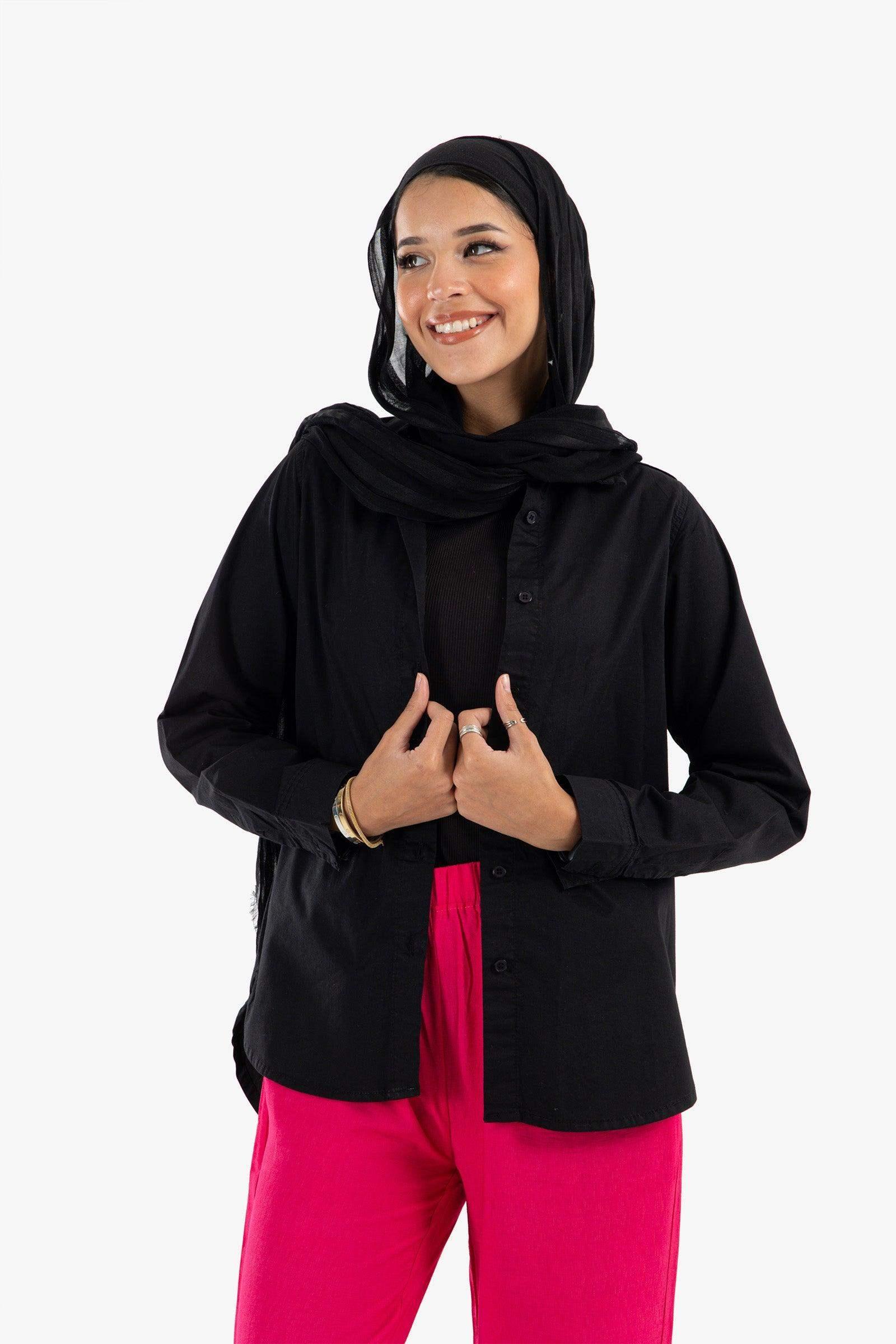 Gabardine Hip Length Shirt - Carina - كارينا