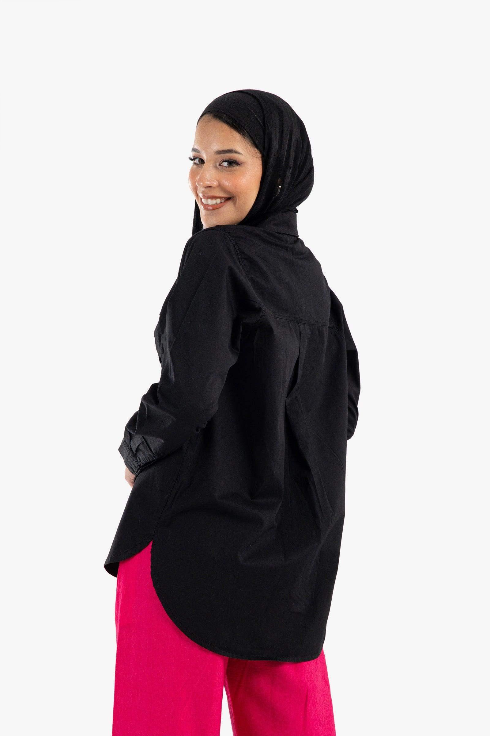 Gabardine Hip Length Shirt - Carina - كارينا