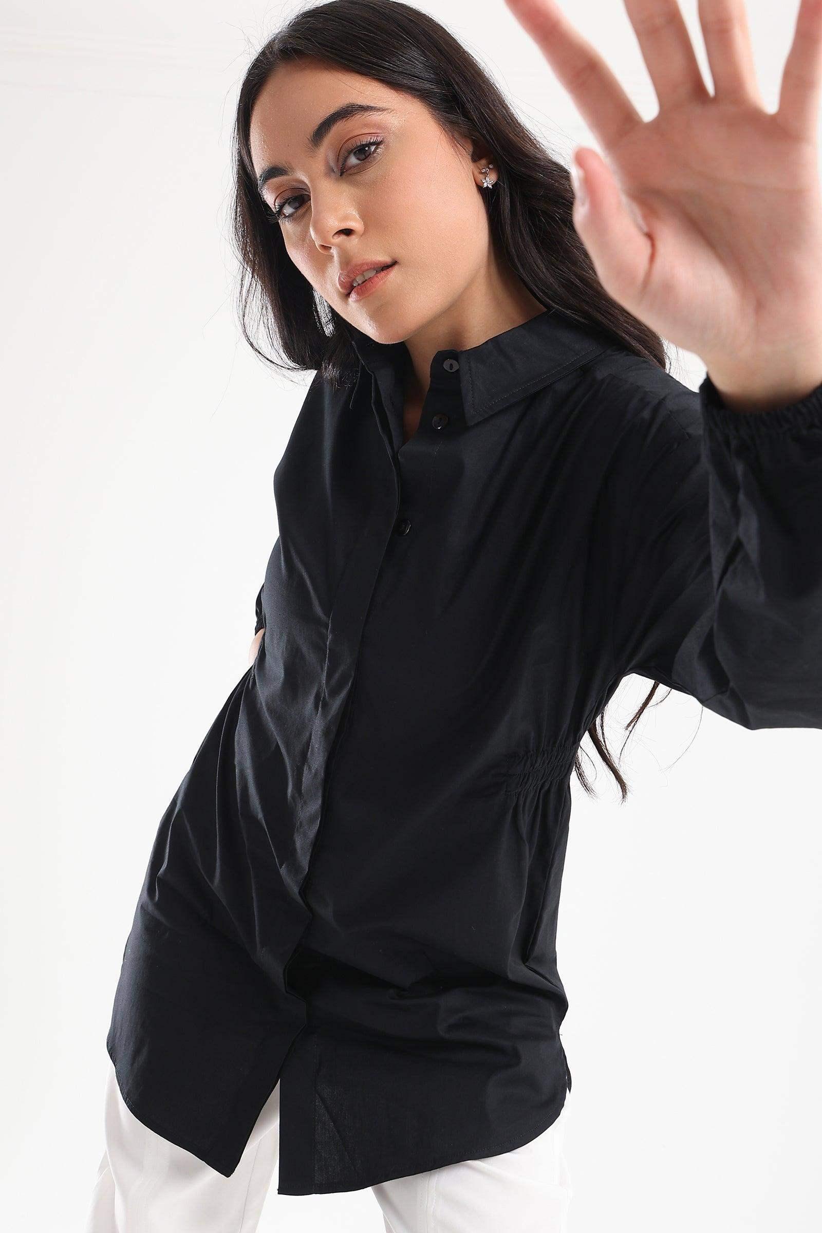 Hidden Full Placket Shirt - Carina - كارينا