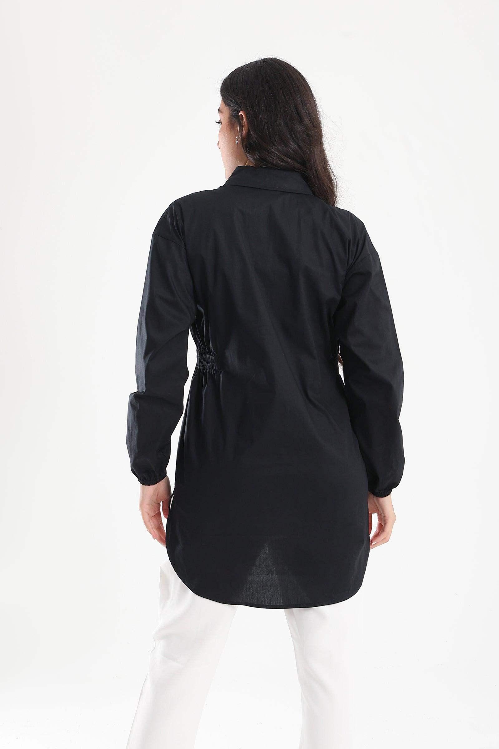 Hidden Full Placket Shirt - Carina - كارينا