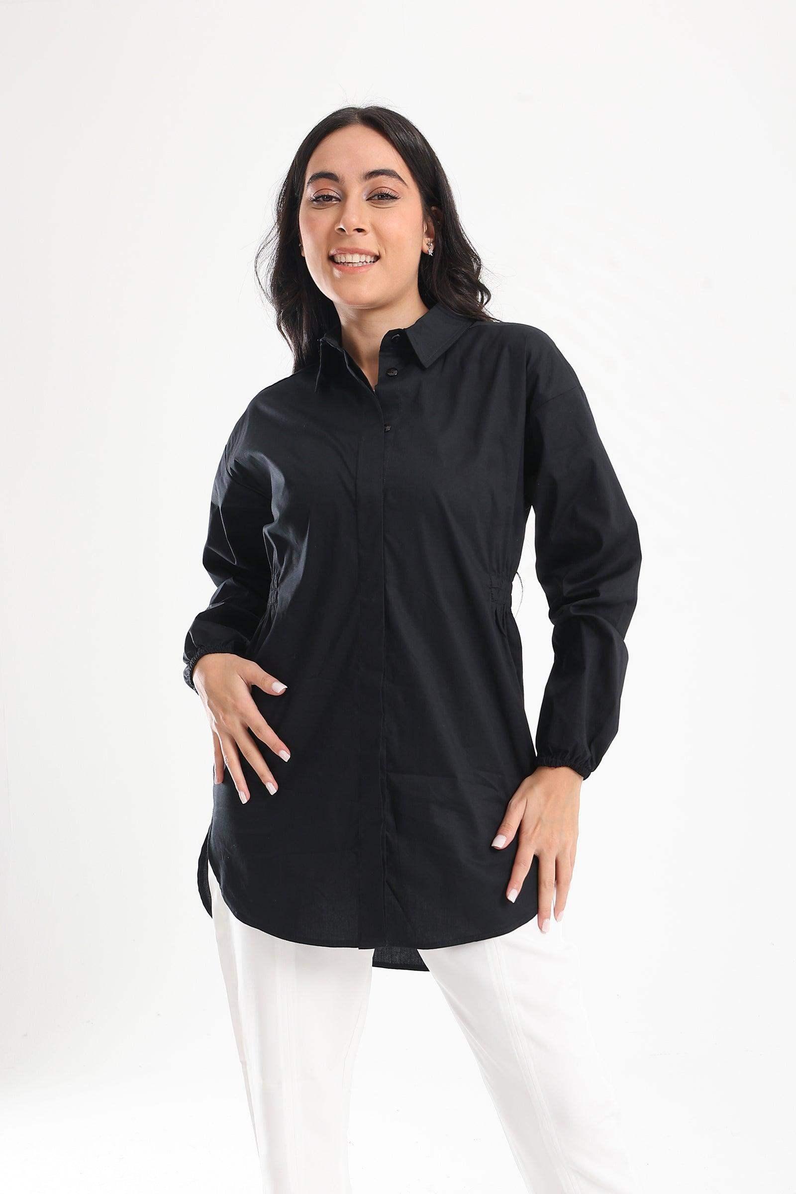 Hidden Full Placket Shirt - Carina - كارينا