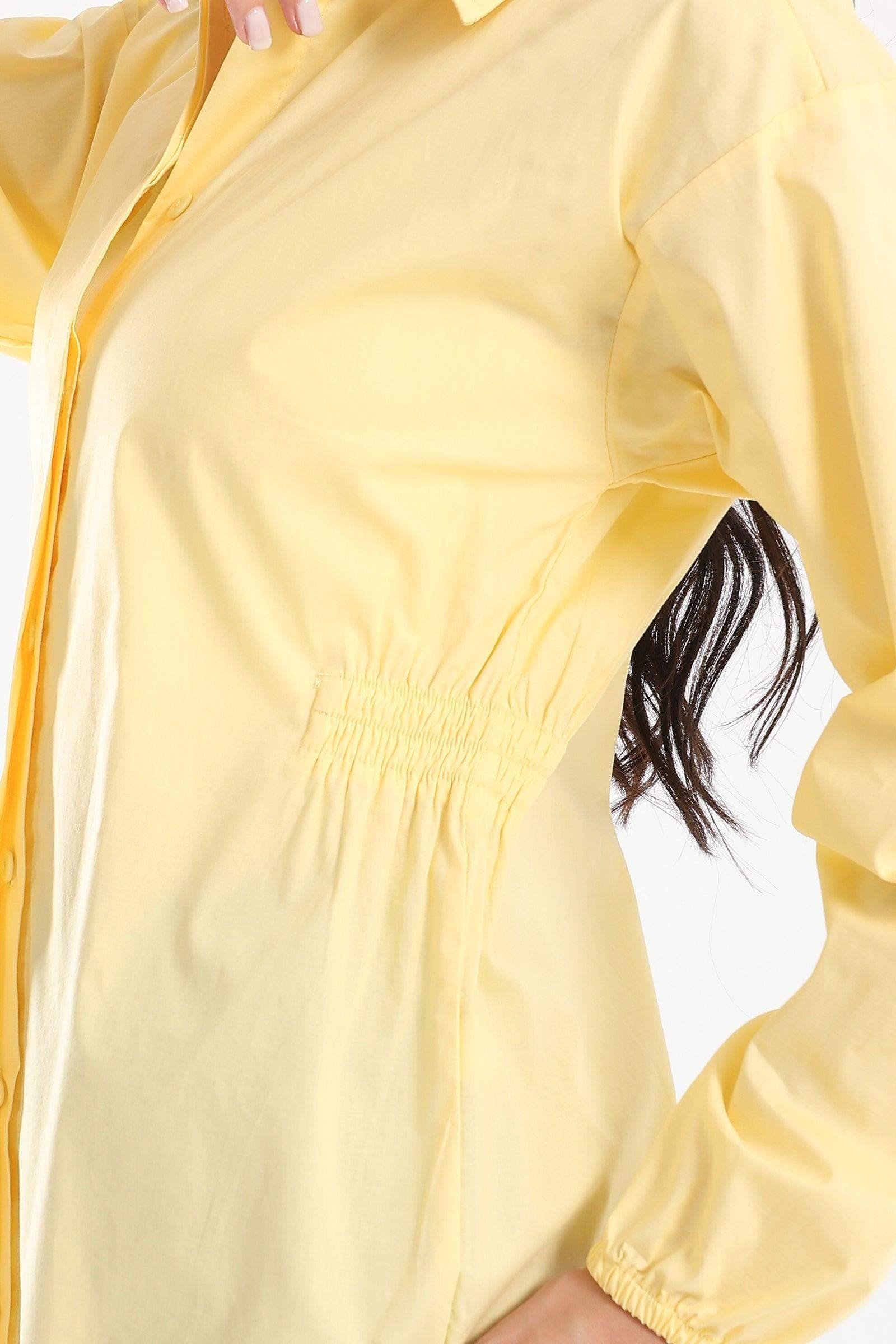 Hidden Full Placket Shirt - Carina - كارينا