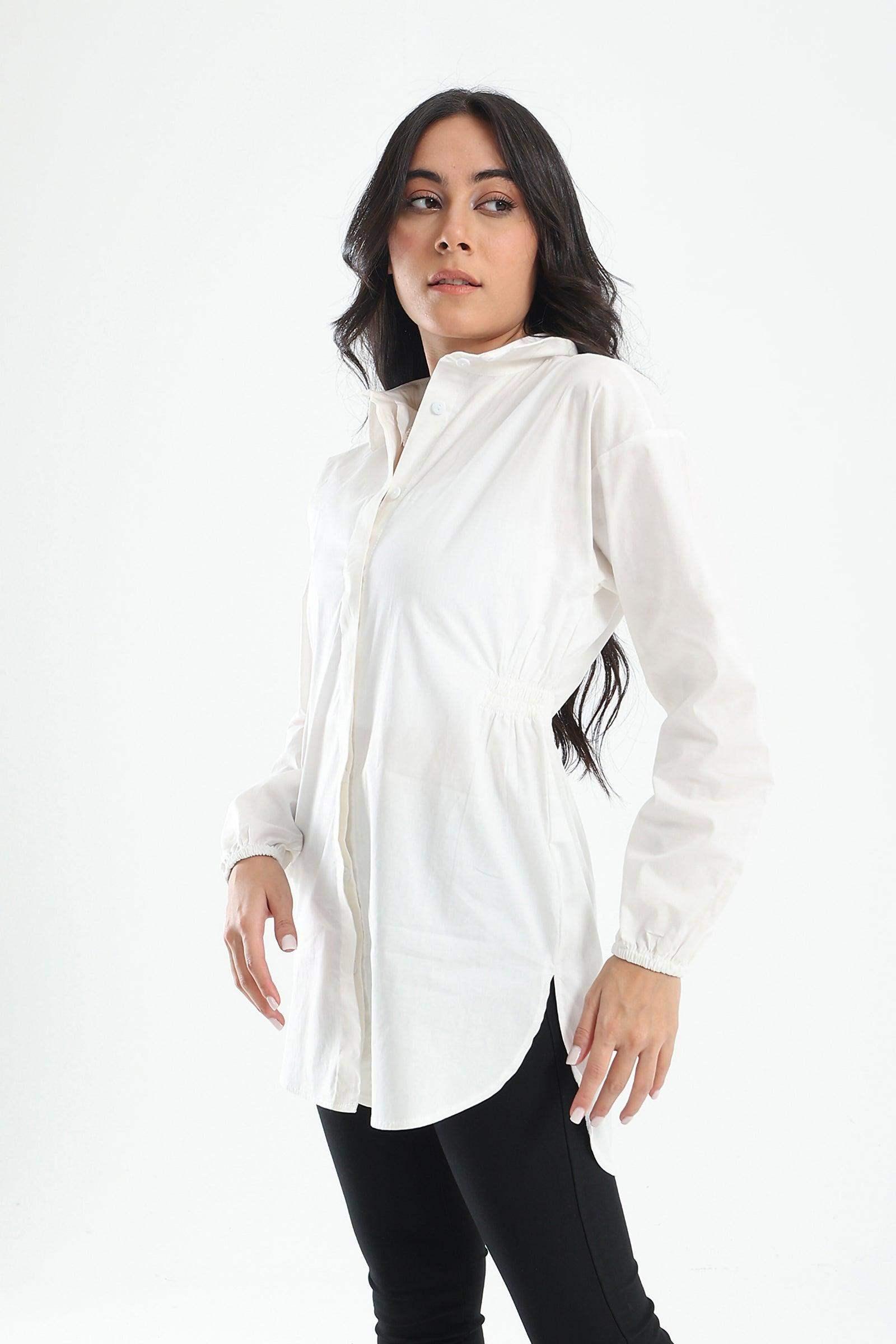 Hidden Full Placket Shirt - Carina - كارينا