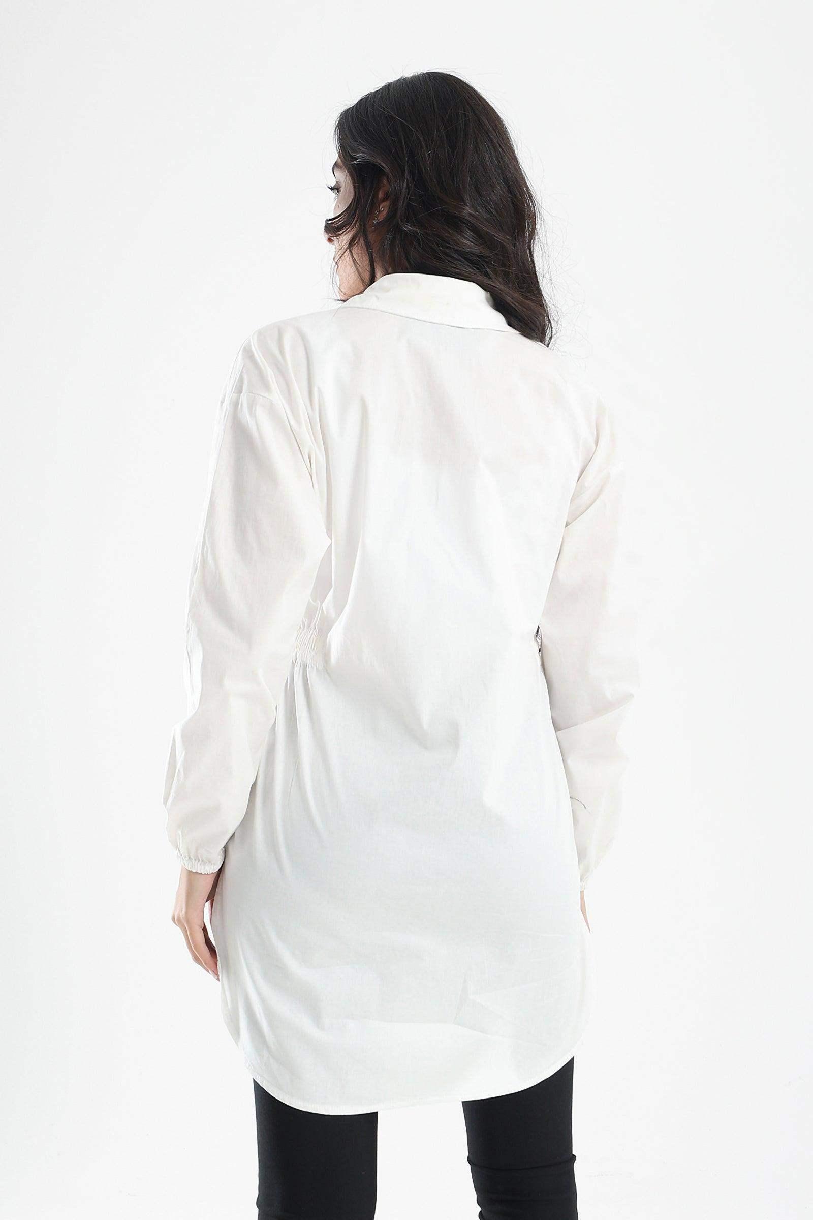 Hidden Full Placket Shirt - Carina - كارينا