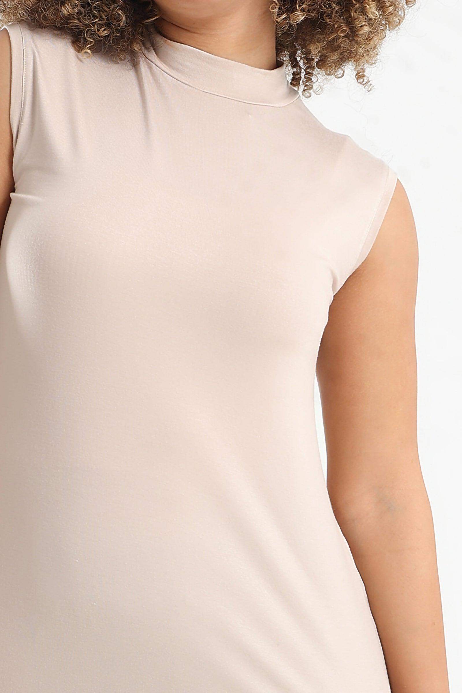 High Neck Sleeveless Top - Carina - كارينا