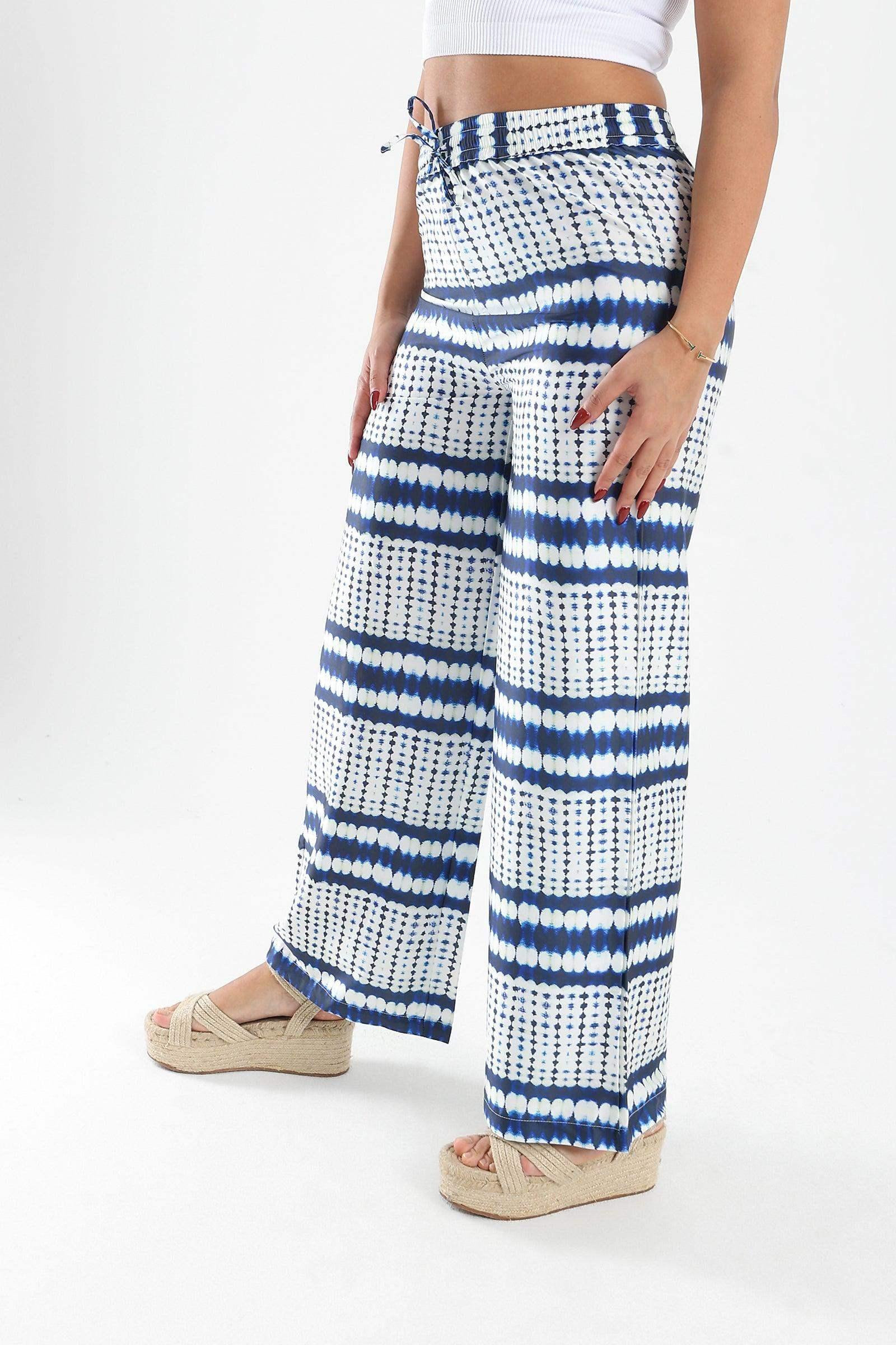 High-Waisted Wide Leg Pants - Carina - كارينا