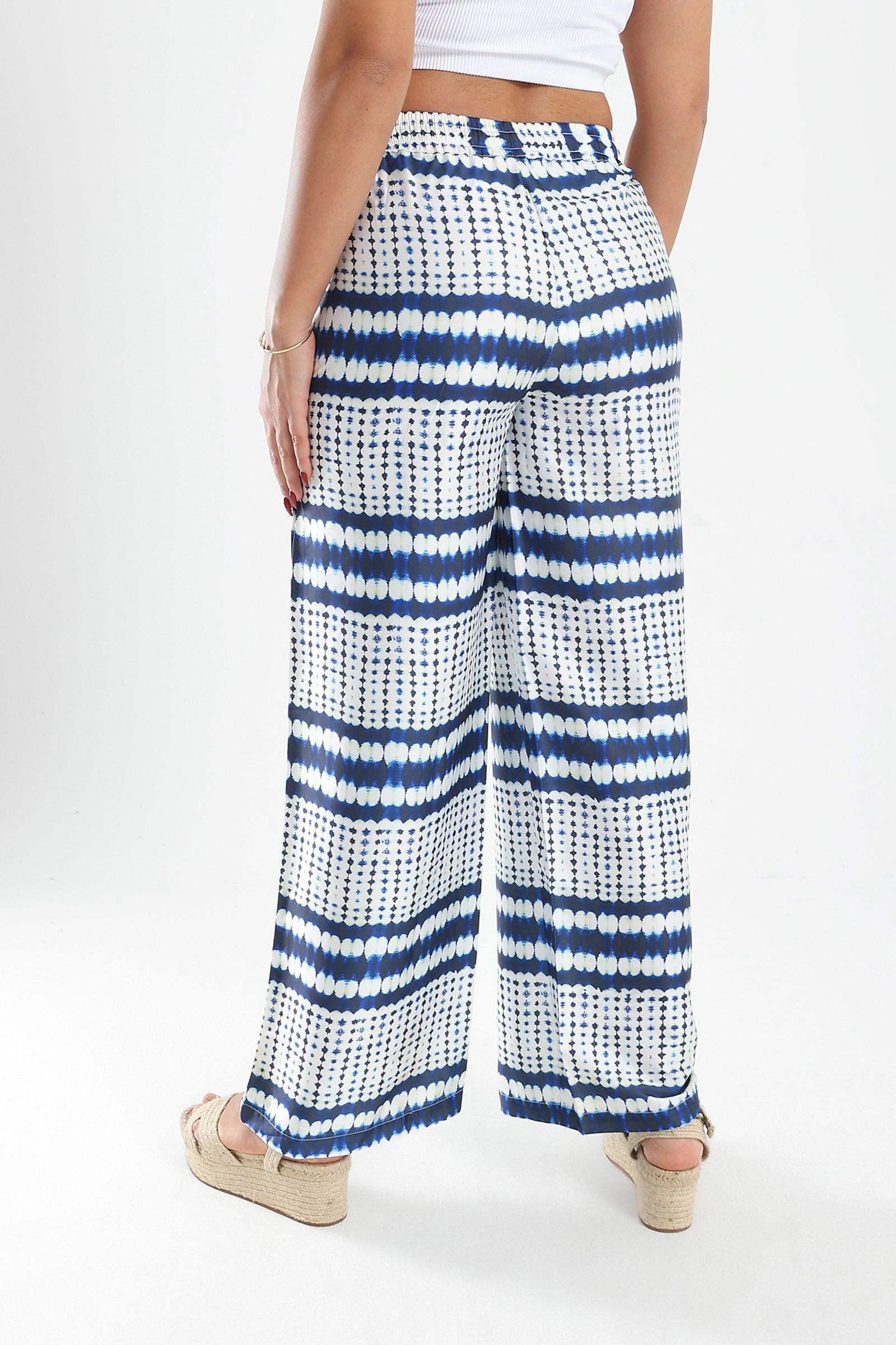 High-Waisted Wide Leg Pants - Carina - كارينا