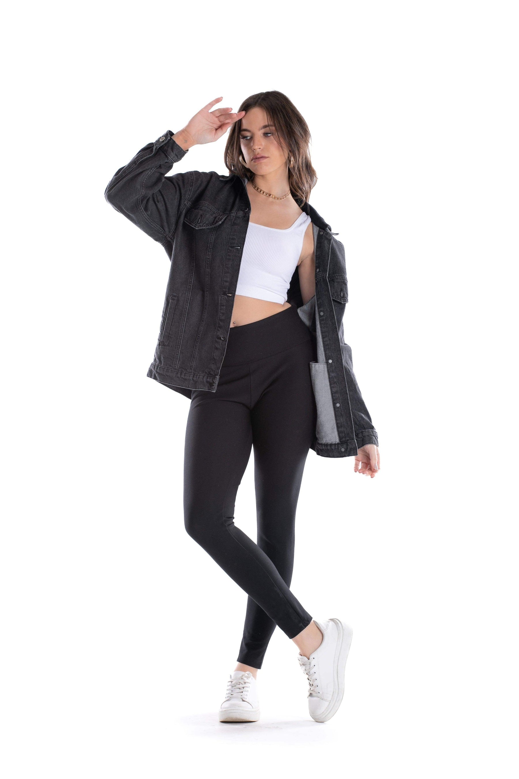 Hooded Denim Jacket - Carina - كارينا