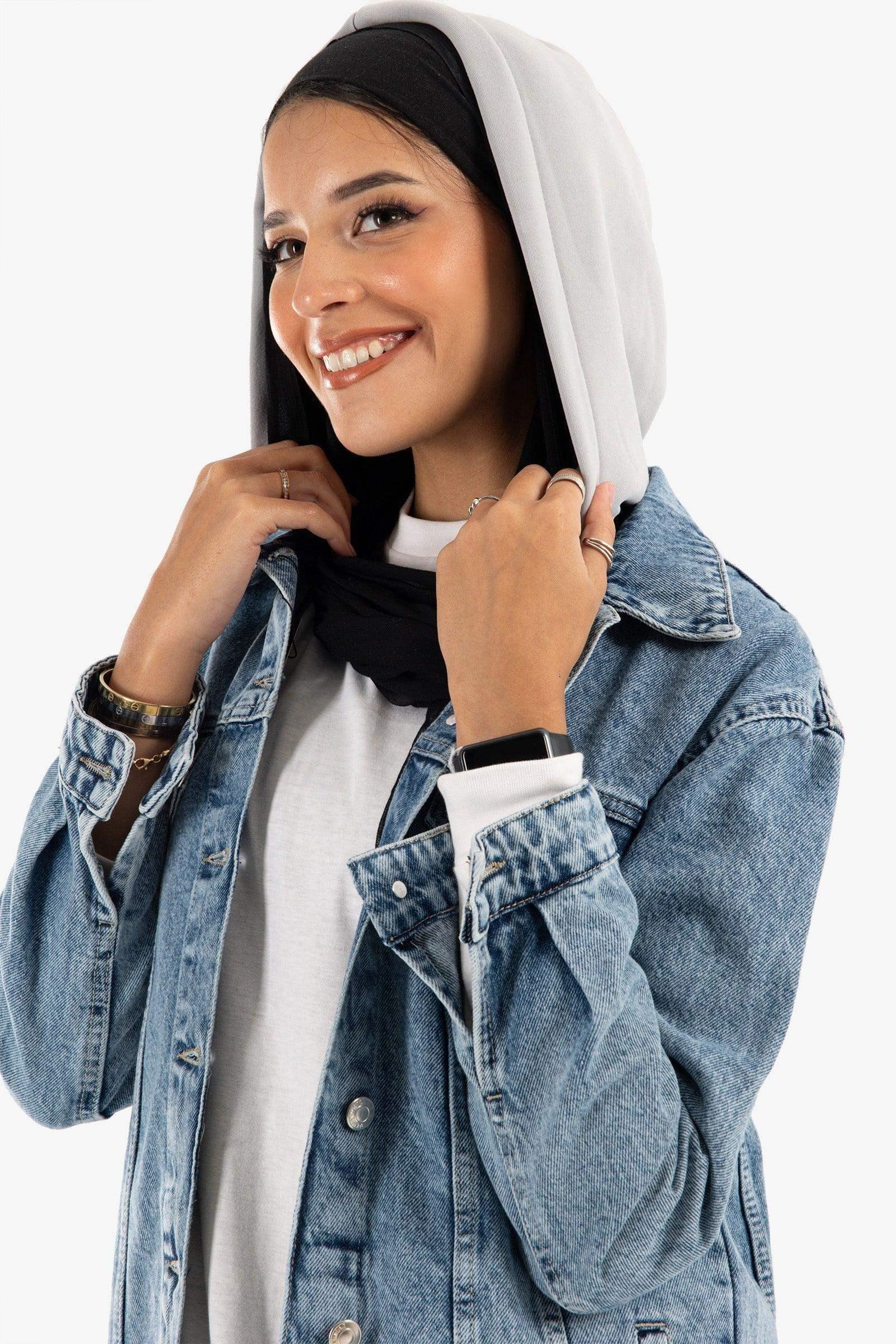 Hooded Denim Jacket - Carina - كارينا