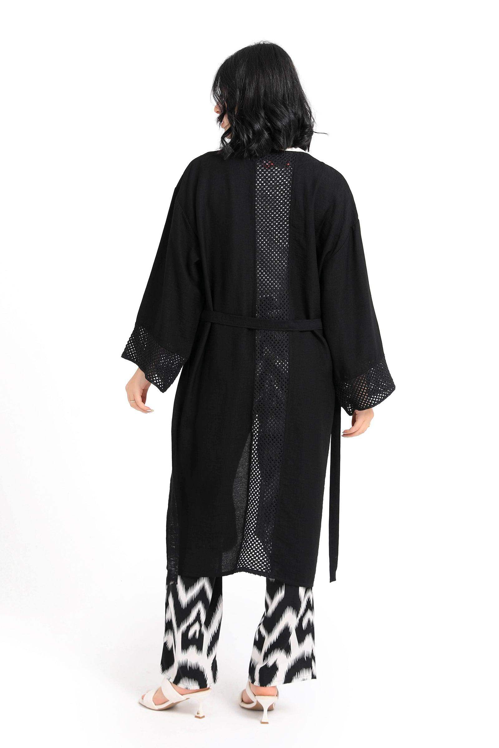 Kimono with Crochet Pattern - Carina - كارينا