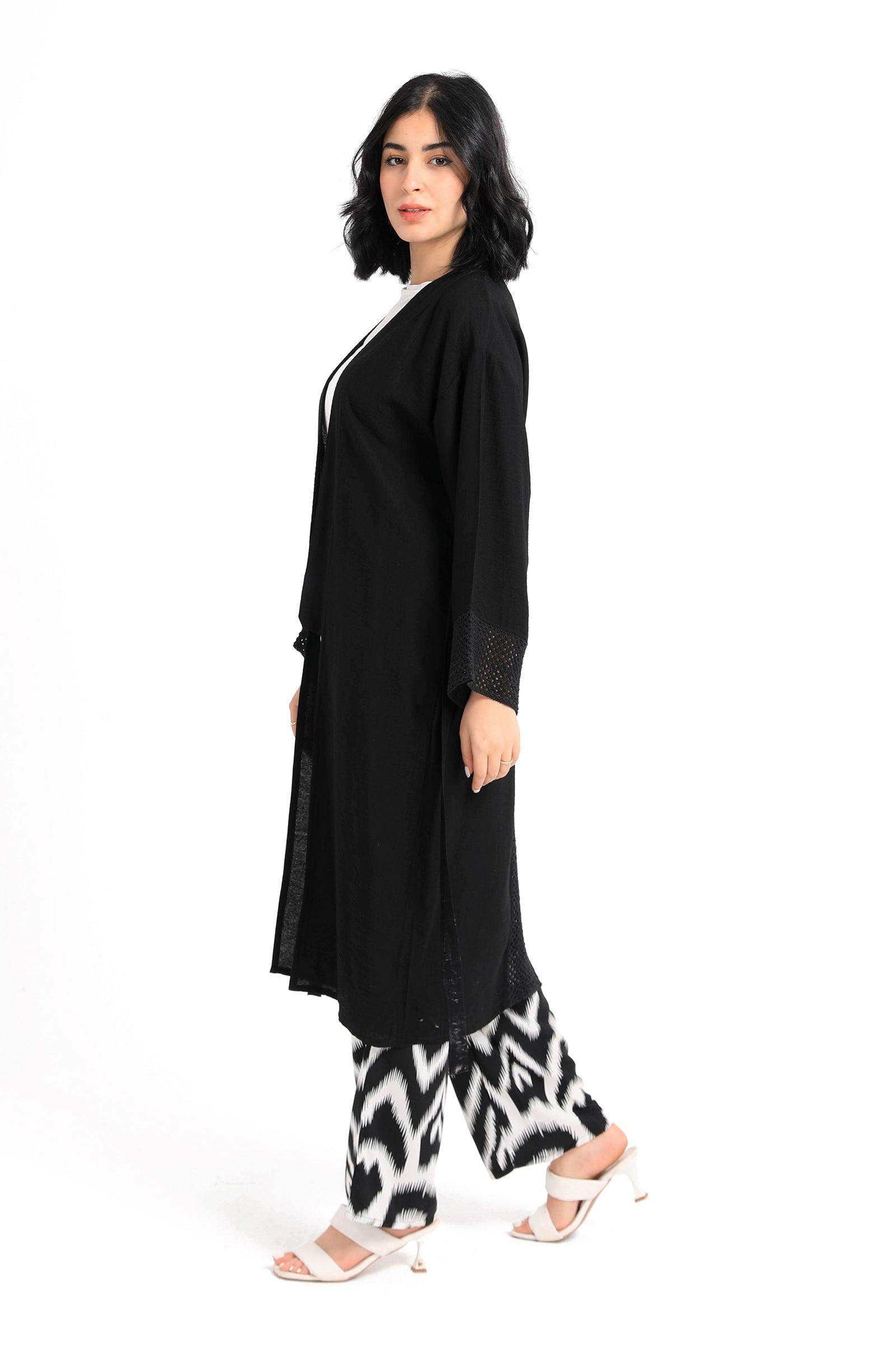 Kimono with Crochet Pattern - Carina - كارينا