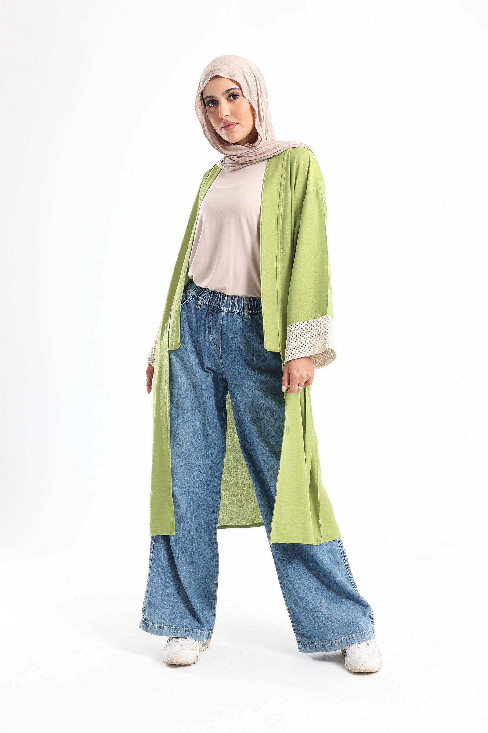 Kimono with Crochet Pattern - Carina - كارينا