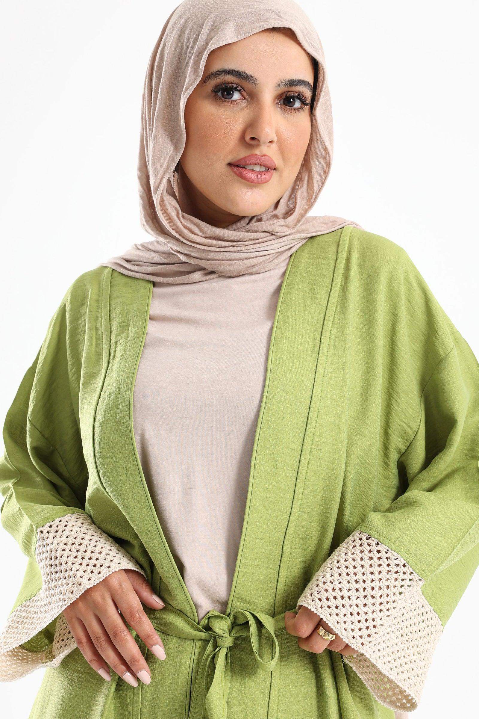 Kimono with Crochet Pattern - Carina - كارينا
