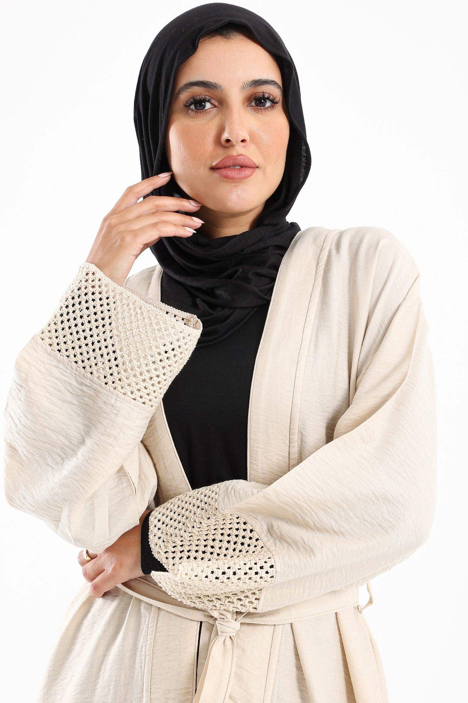 Kimono with Crochet Pattern - Carina - كارينا
