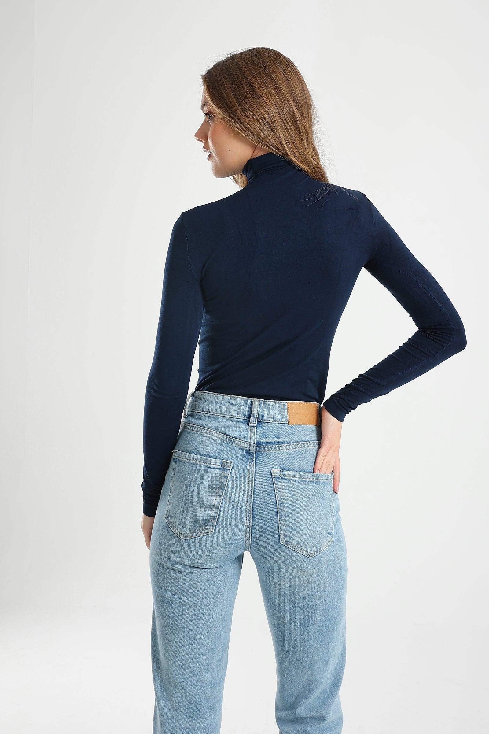 Microfiber Long Sleeves Top - Carina - كارينا