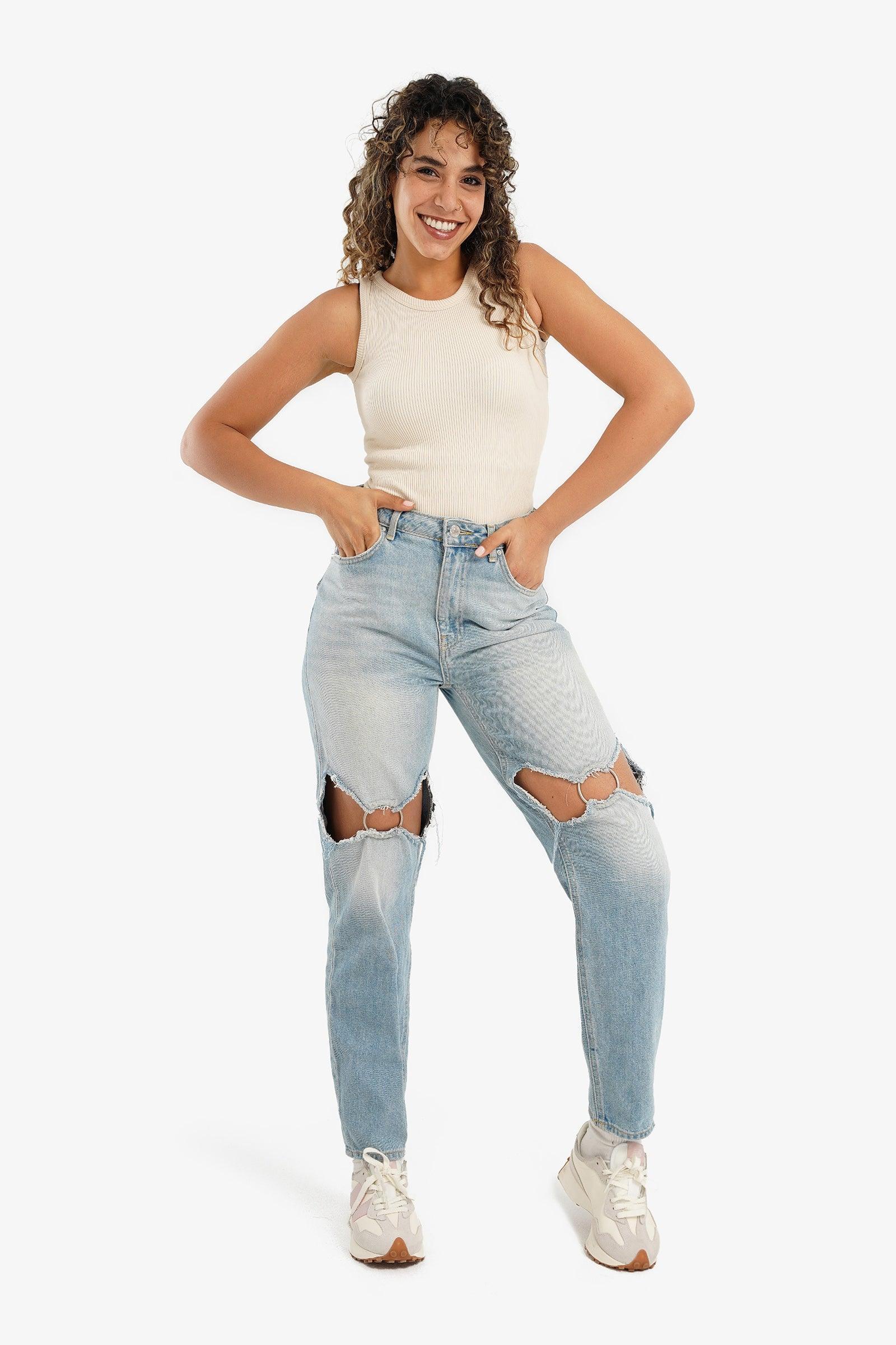 Microfiber Ribbed Top - Carina - كارينا