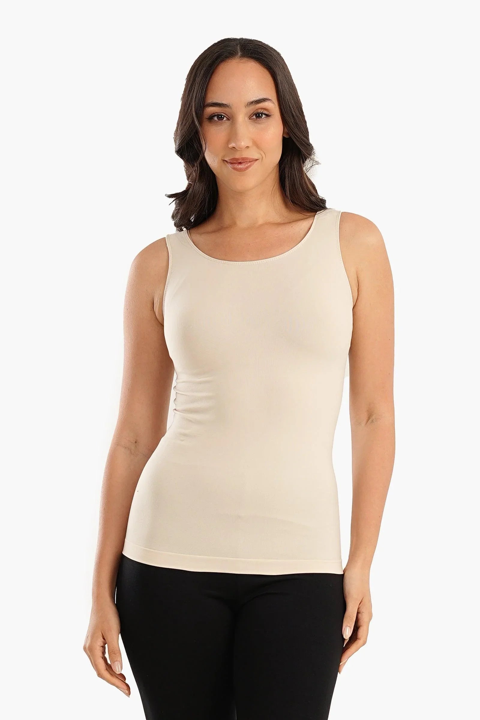 Microfiber Sleeveless Tank Top - Carina - كارينا