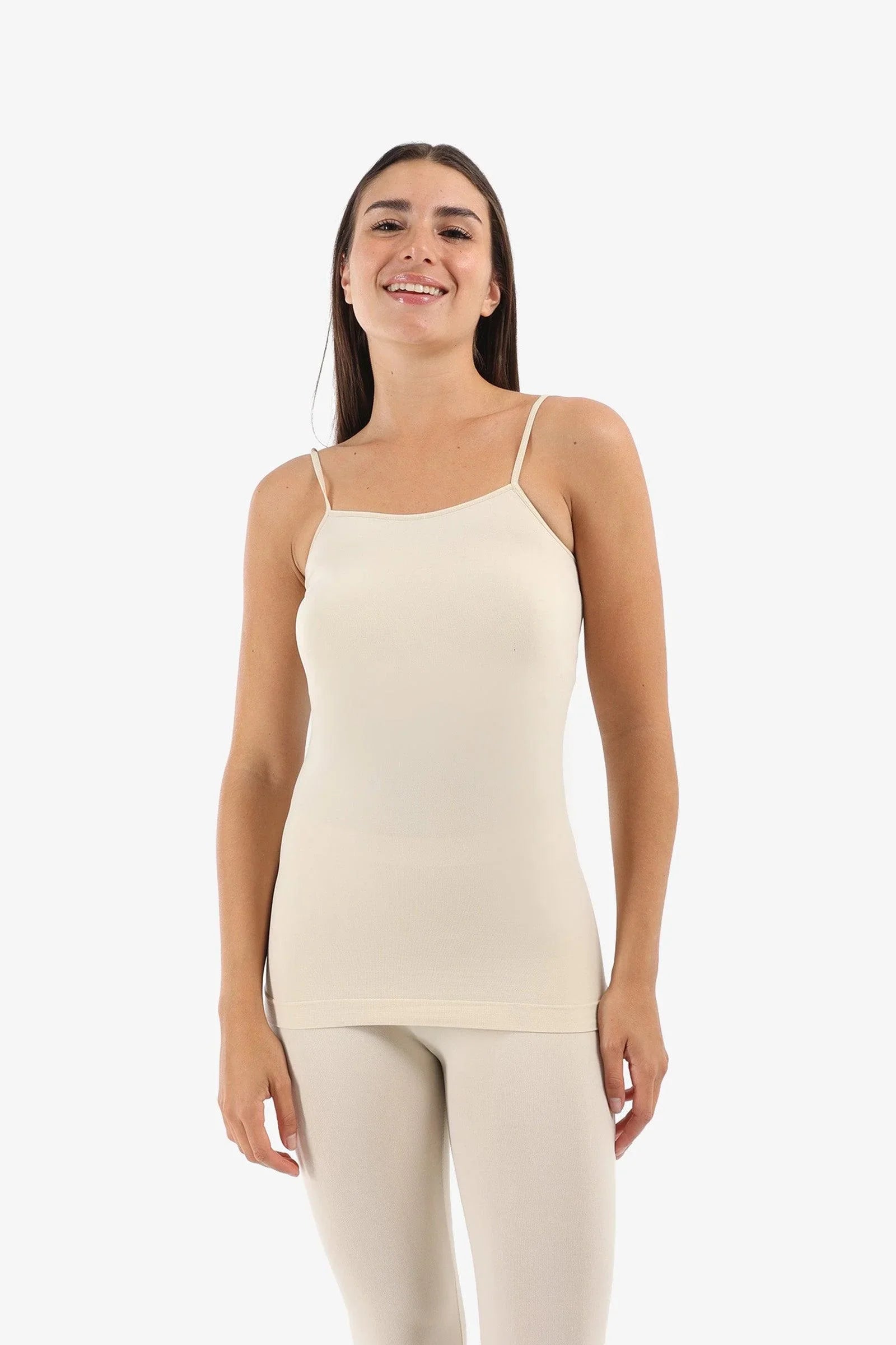 Microfiber Slip On Tank Top - Carina - كارينا