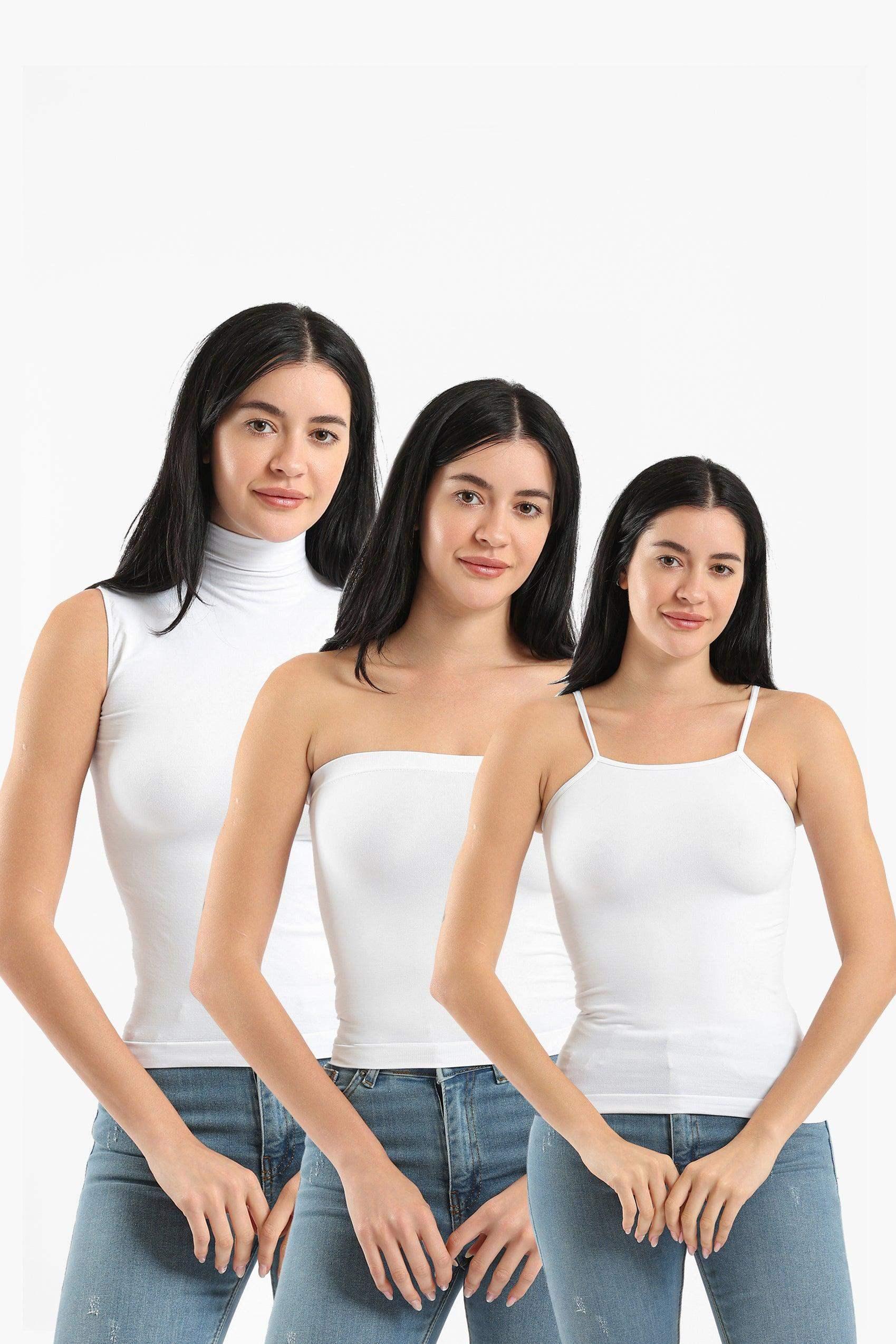 Microfiber Tank Tops (Pack of 3) - Carina - كارينا