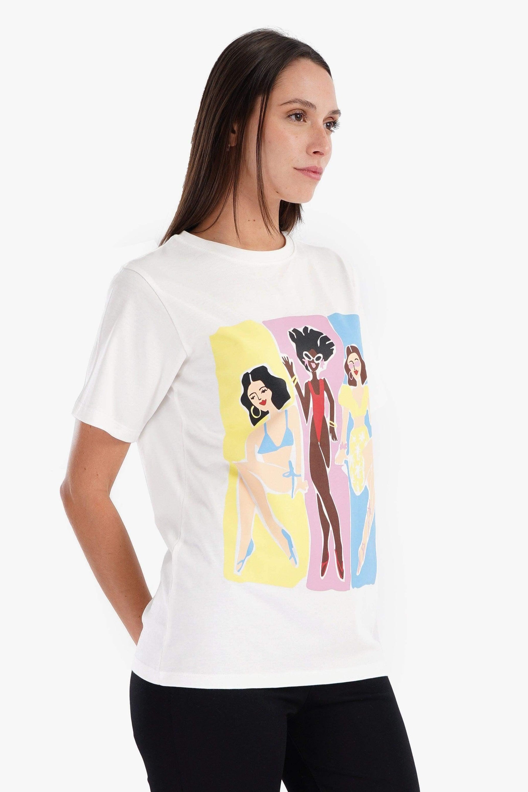 Off White Lounge T-Shirt - Carina - كارينا