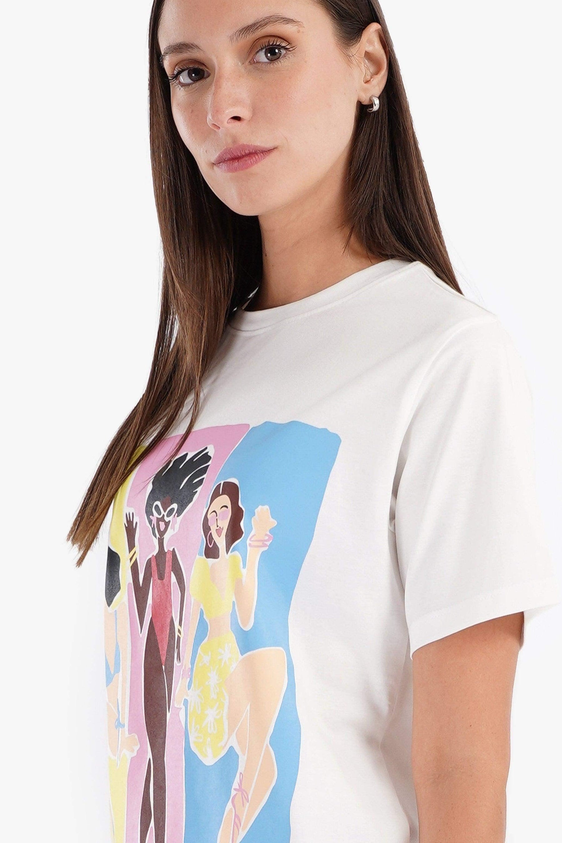 Off White Lounge T-Shirt - Carina - كارينا