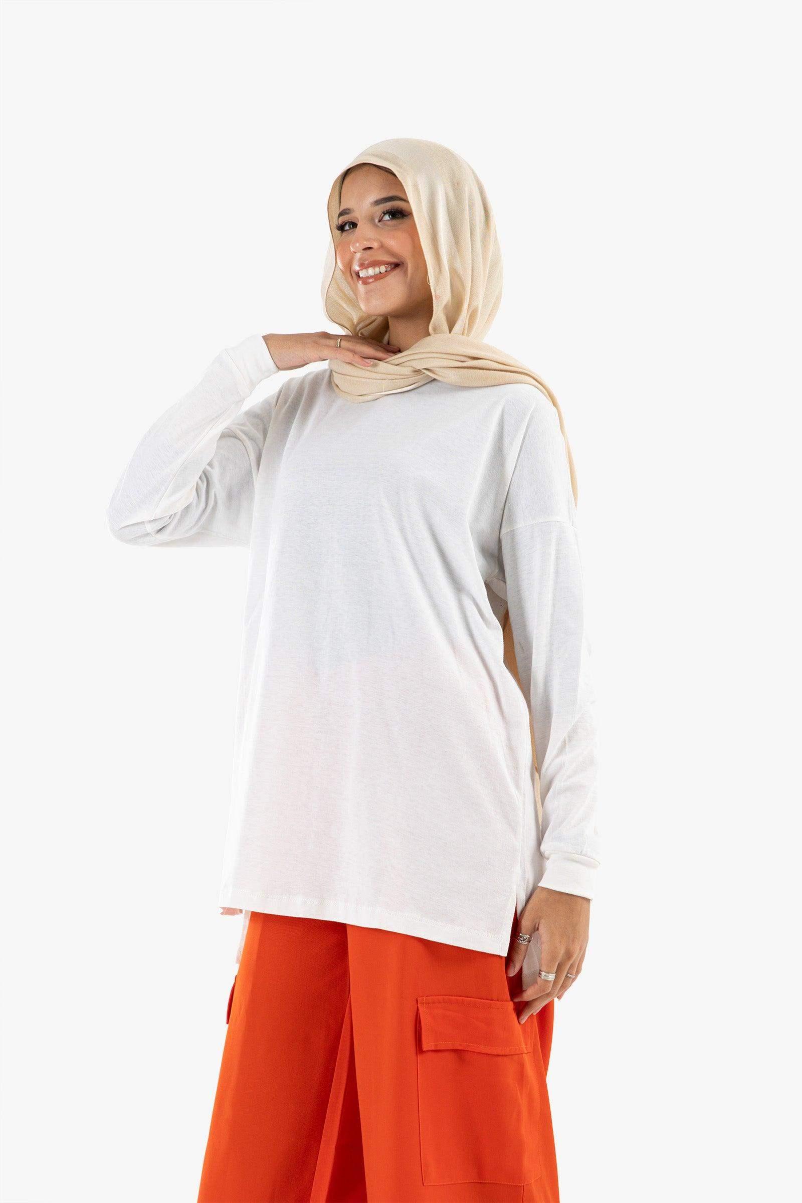 Overlapping Print Lounge T-Shirt - Carina - كارينا