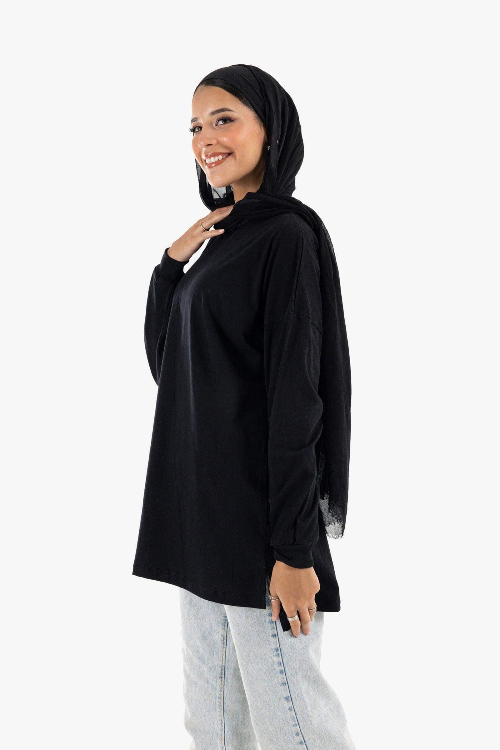 Overlapping Print Lounge T-Shirt - Carina - كارينا