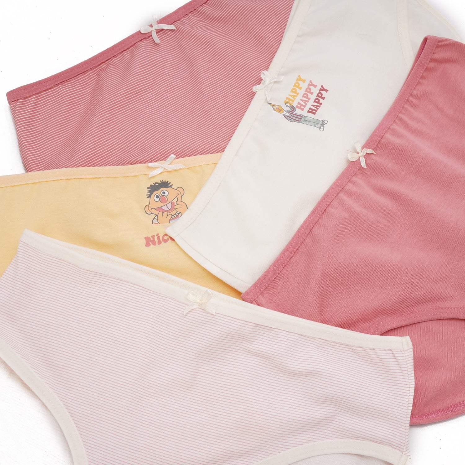 Pack of 10 Girly Brief Panties - Carina - كارينا