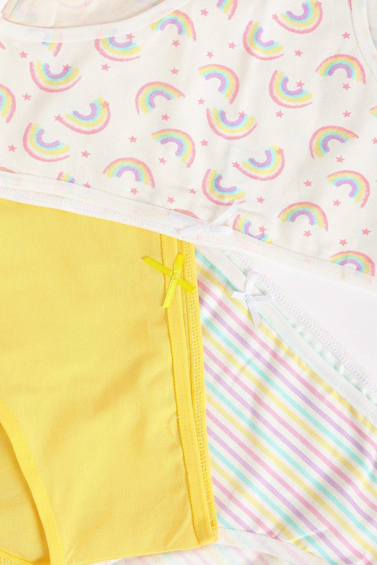 Pack of 3 Colored Brief Panties - Carina - كارينا