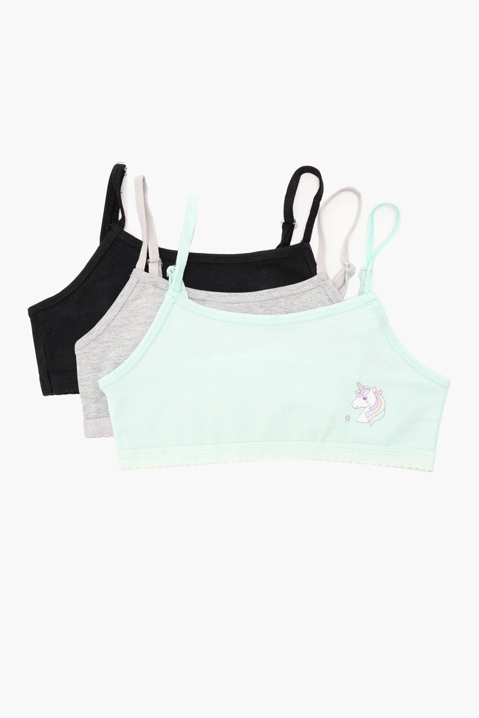 Pack of 3 Girly Bralette - Carina - كارينا