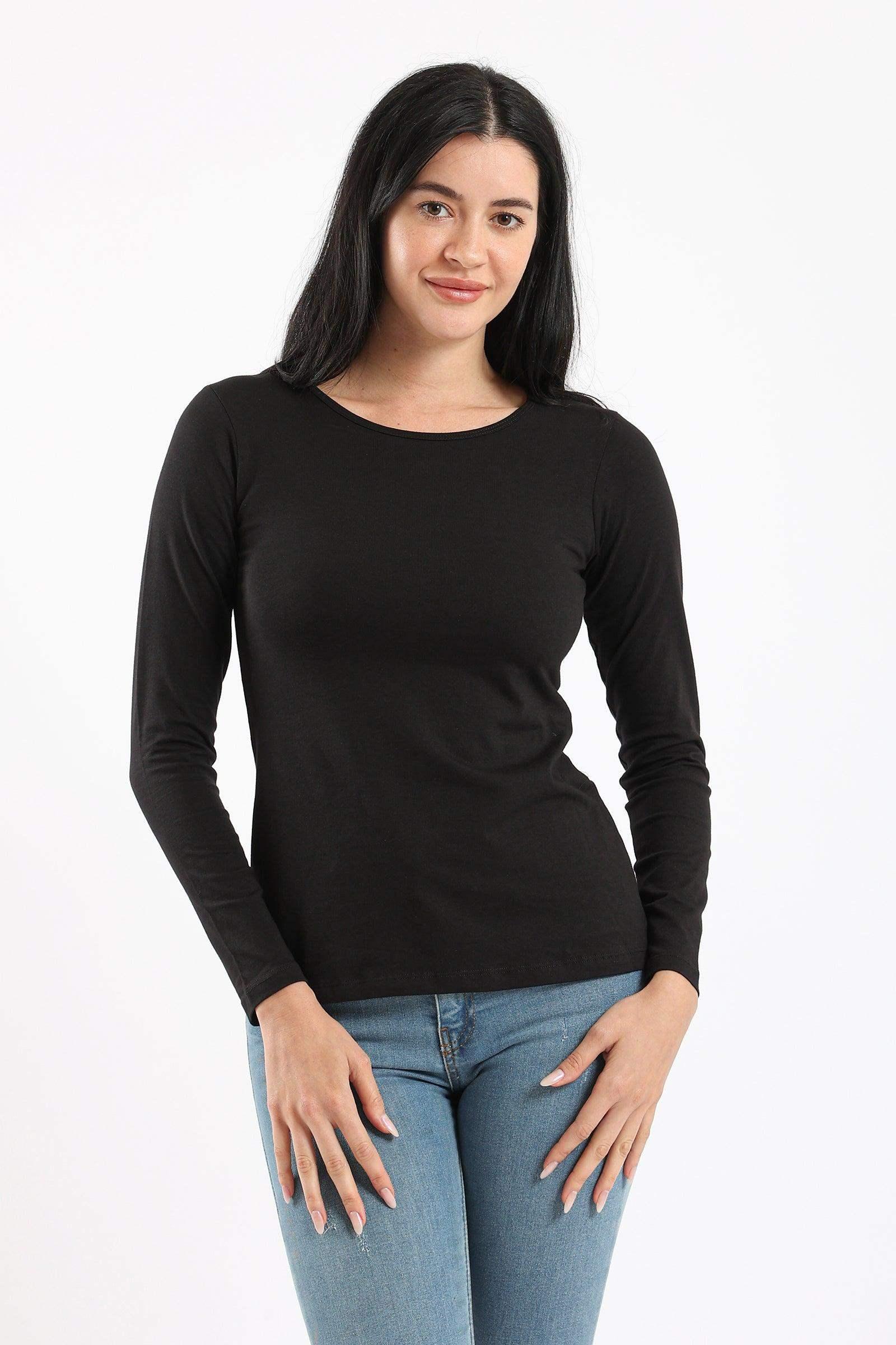 Pack of 3 Round Neck Long Sleeves Top - Carina - كارينا