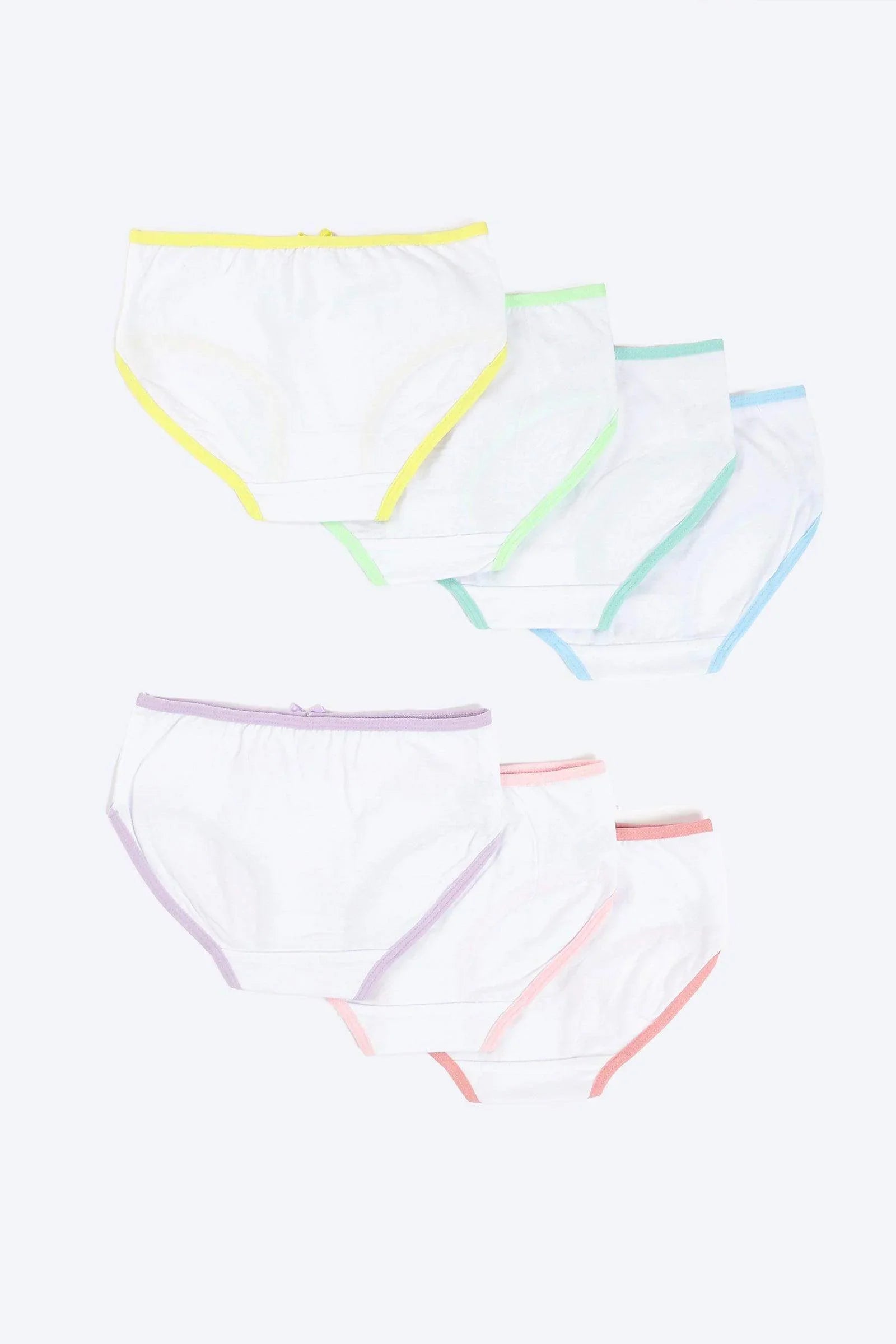 Pack of 7 Girly Brief Panties - Carina - كارينا