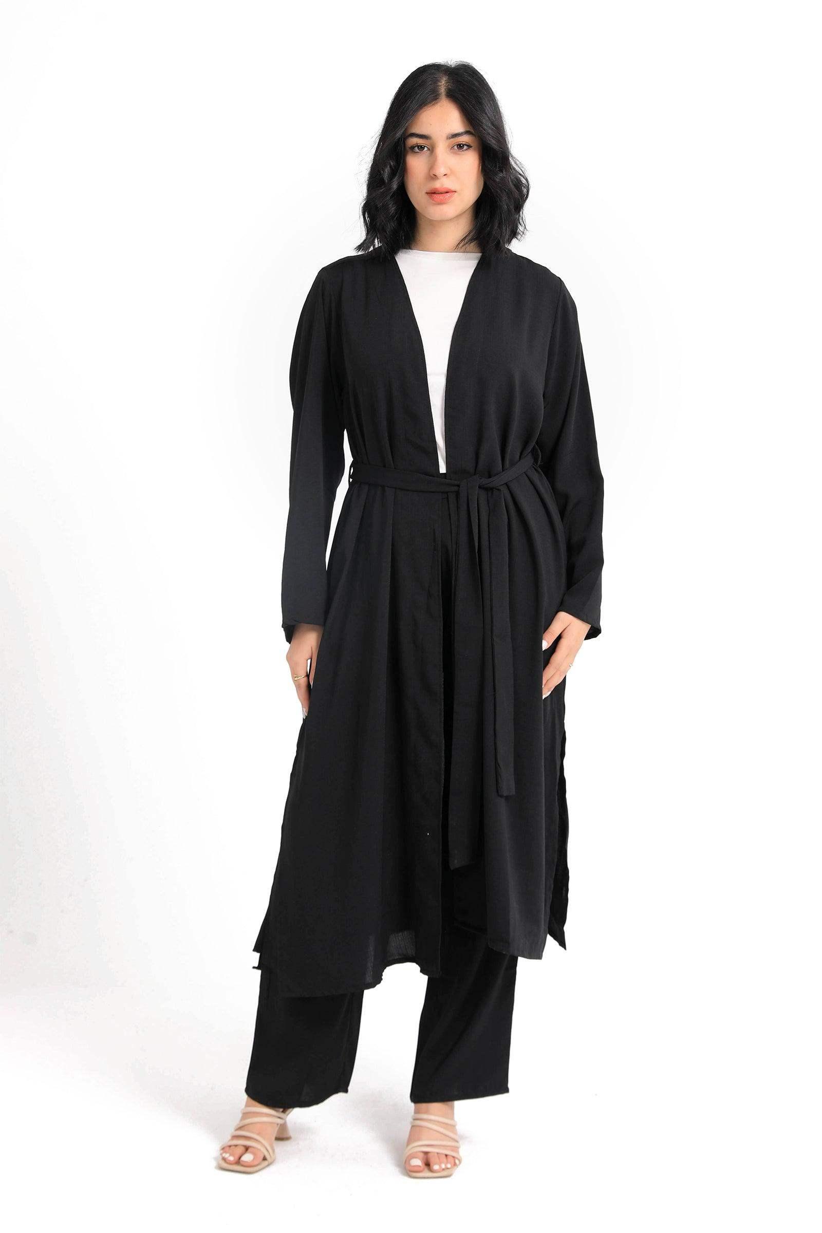 Plain Long Sleeves Kimono - Carina - كارينا