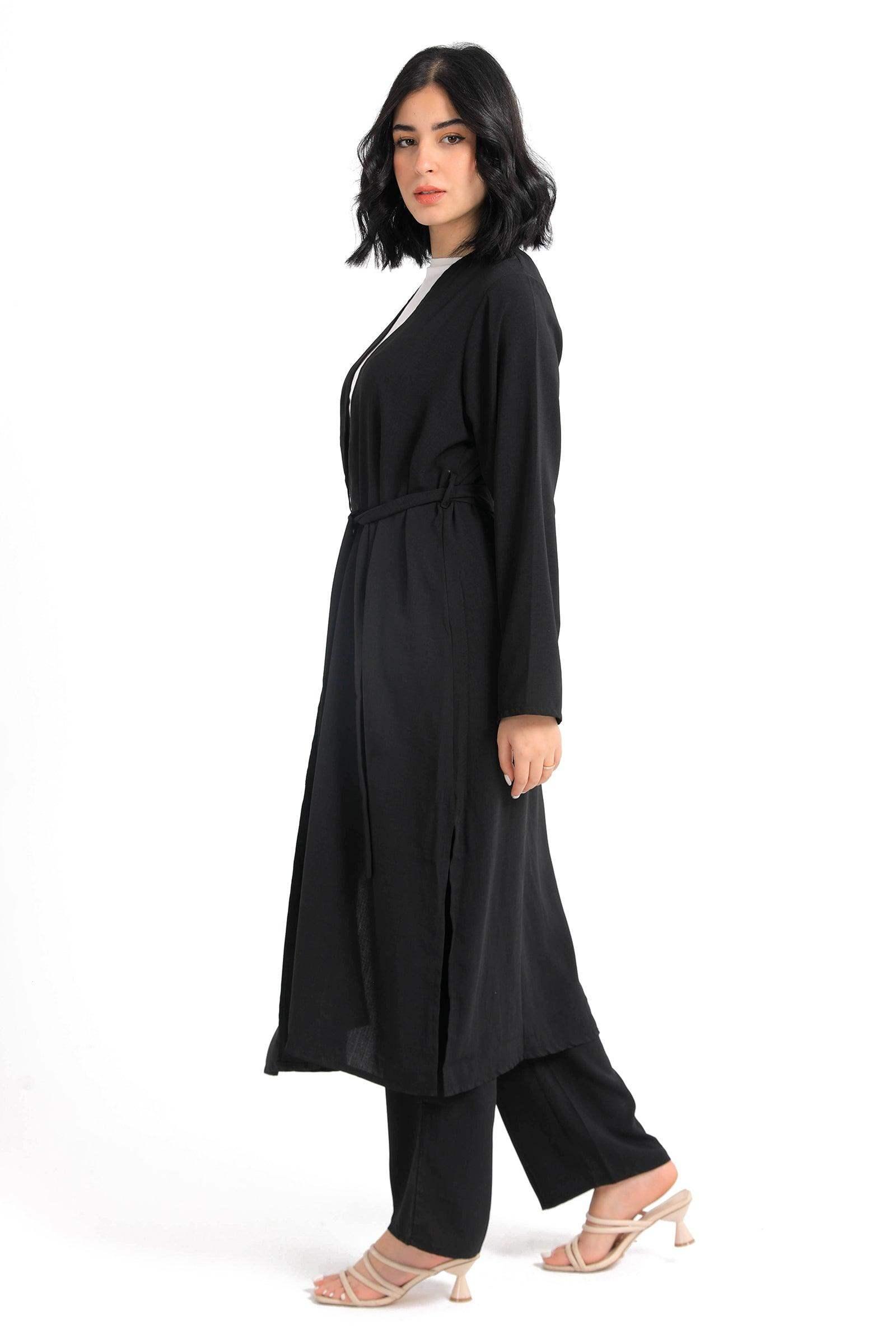 Plain Long Sleeves Kimono - Carina - كارينا