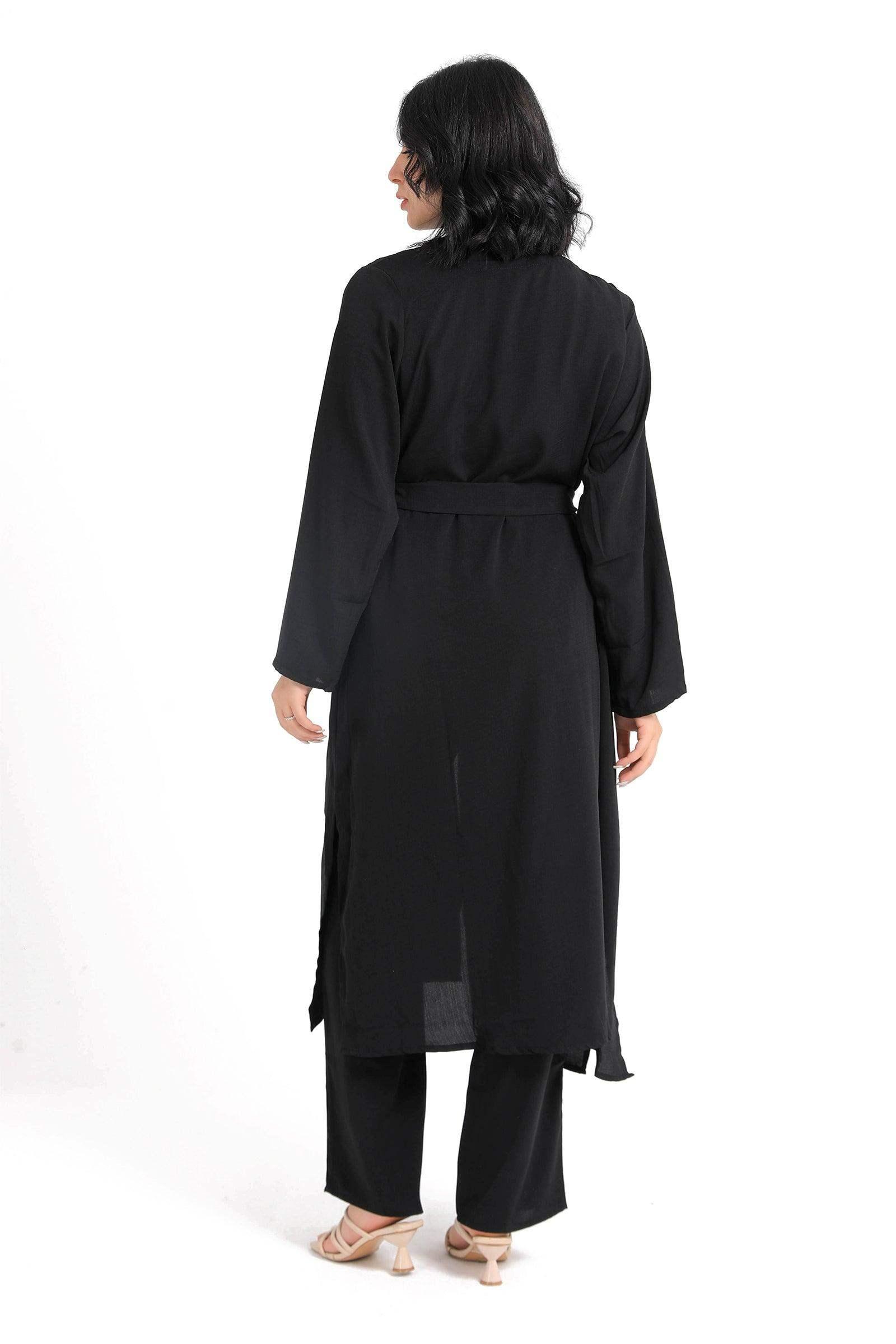 Plain Long Sleeves Kimono - Carina - كارينا