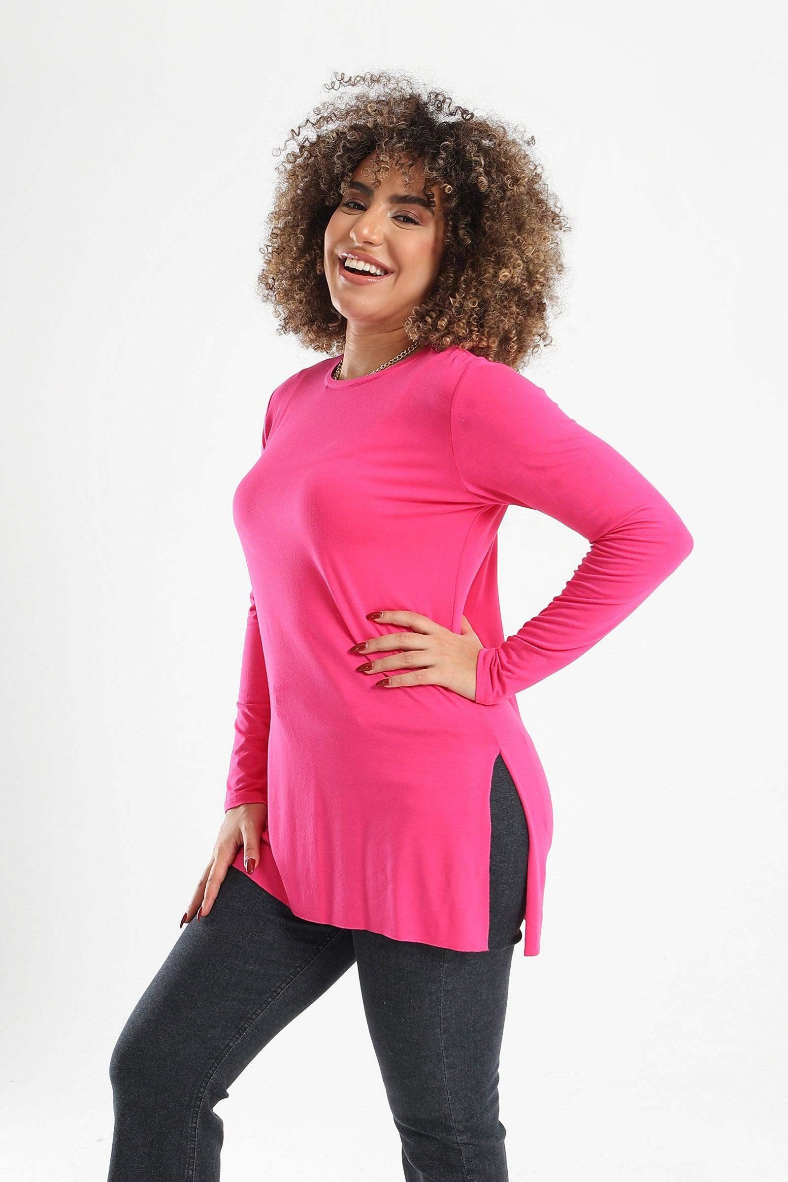 Plain Long Sleeves T-Shirt - Carina - كارينا