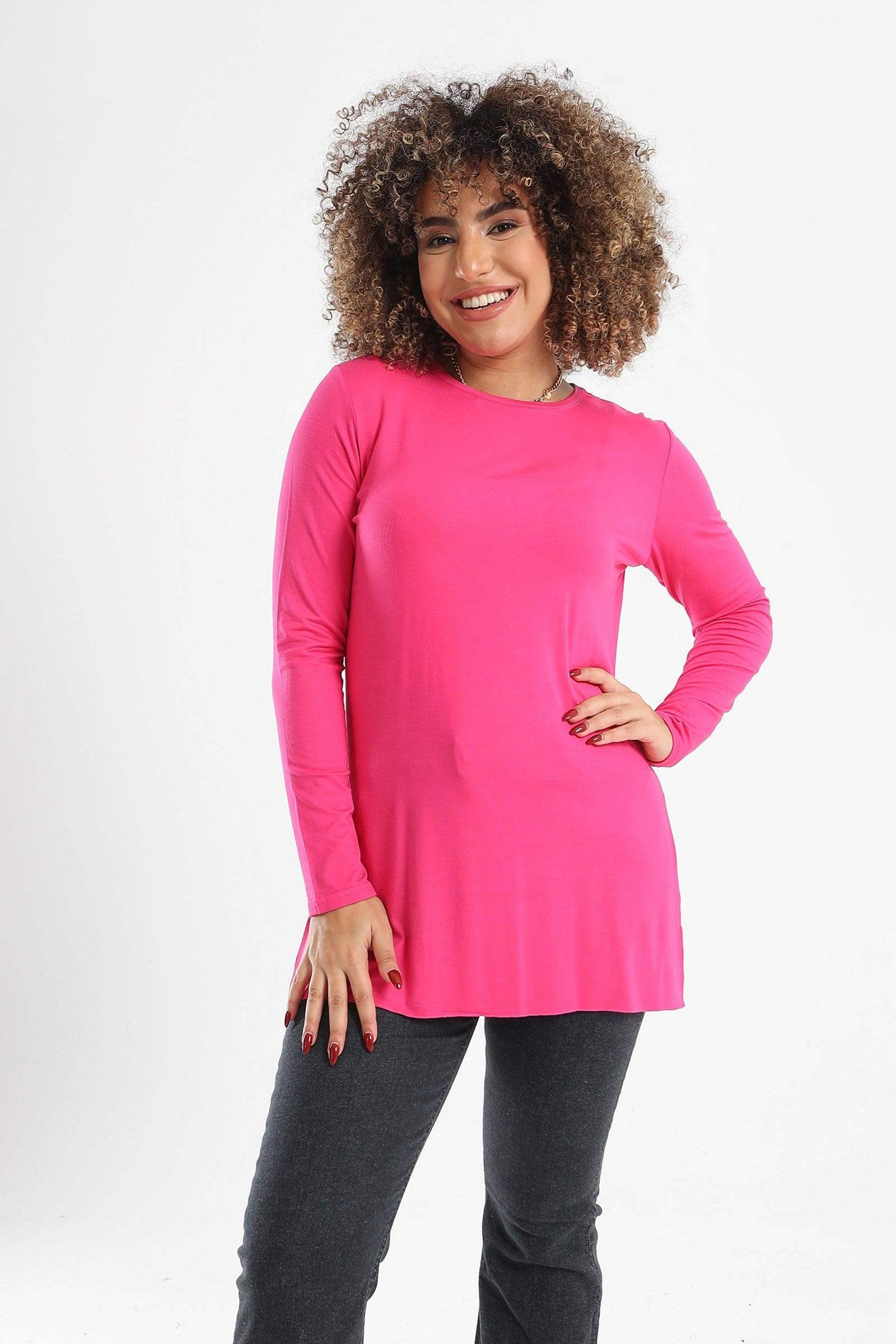 Plain Long Sleeves T-Shirt - Carina - كارينا