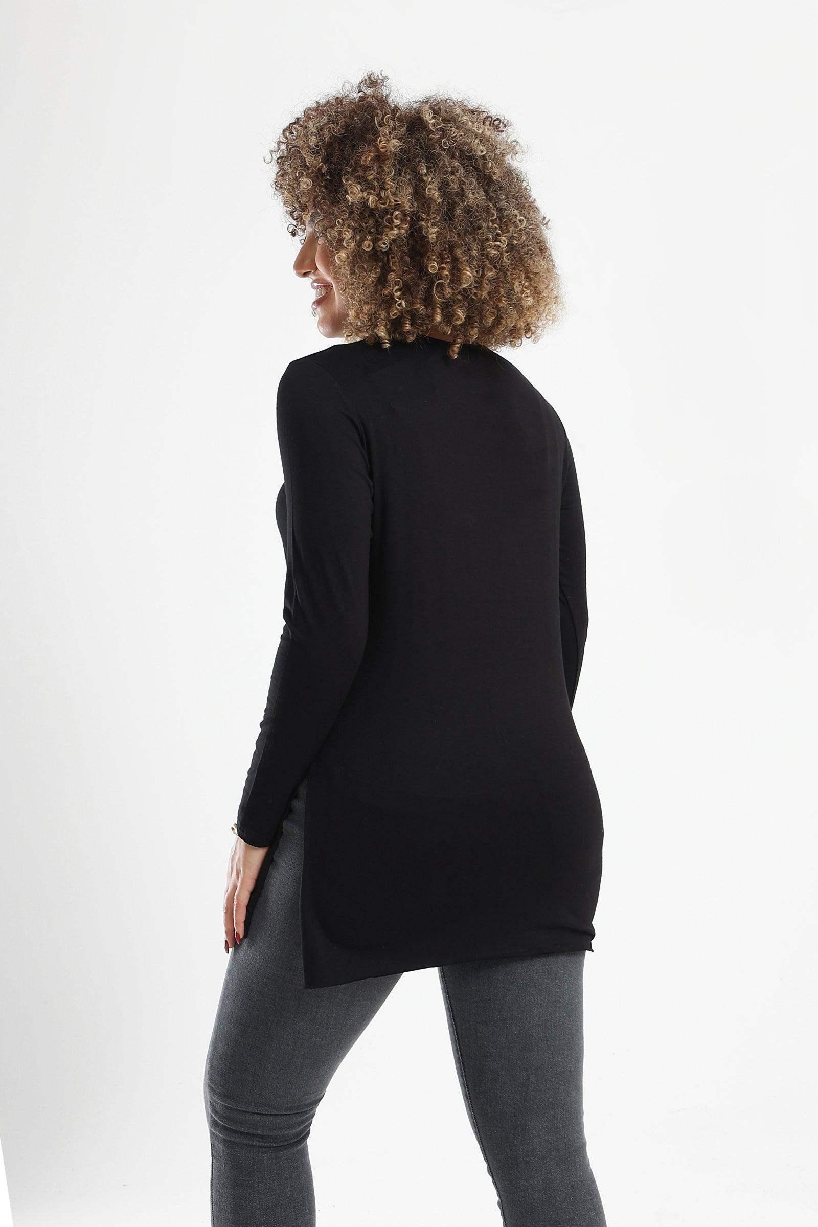Plain Long Sleeves T-Shirt - Carina - كارينا