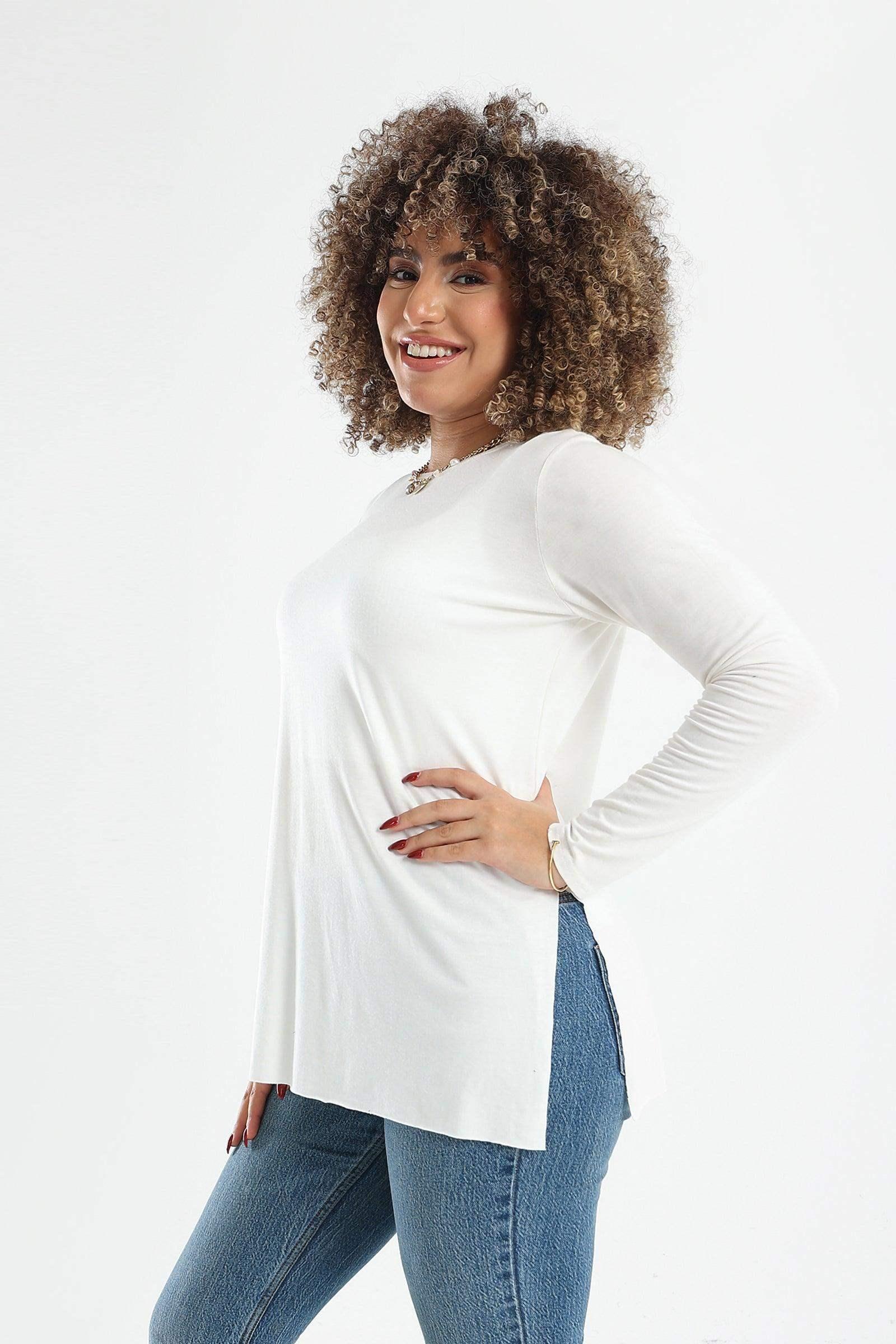 Plain Long Sleeves T-Shirt - Carina - كارينا