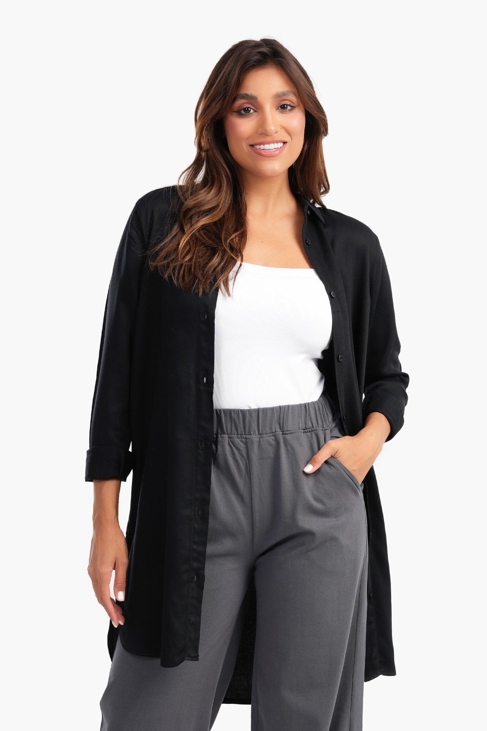 Poplin Long Shirt - Carina - كارينا
