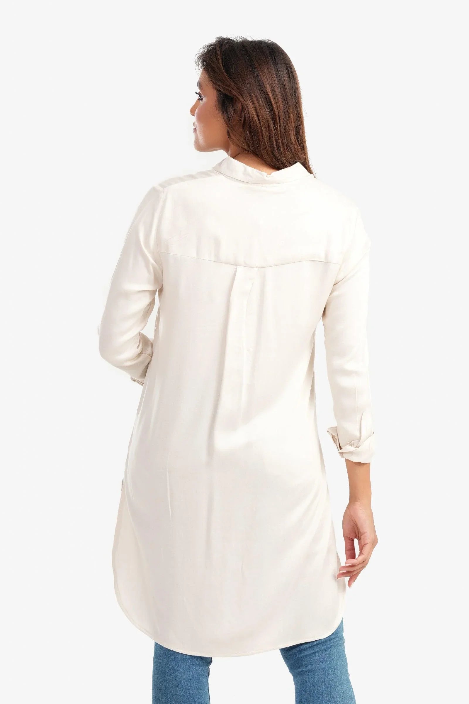 Poplin Long Shirt - Carina - كارينا