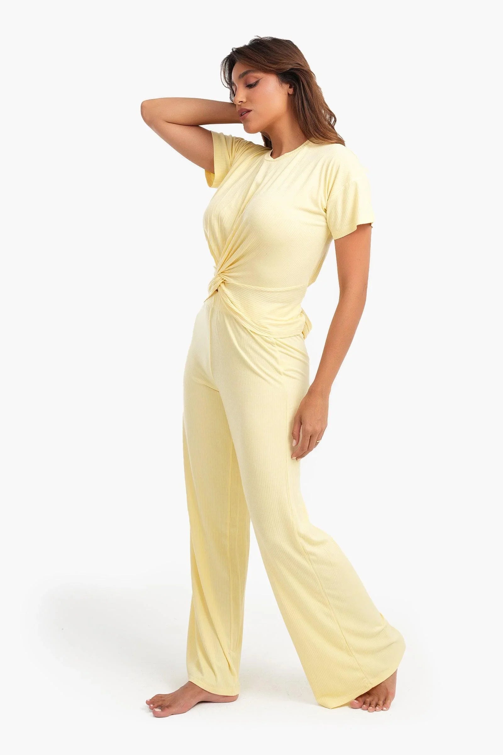Pyjama Set with Front Knot - Carina - كارينا