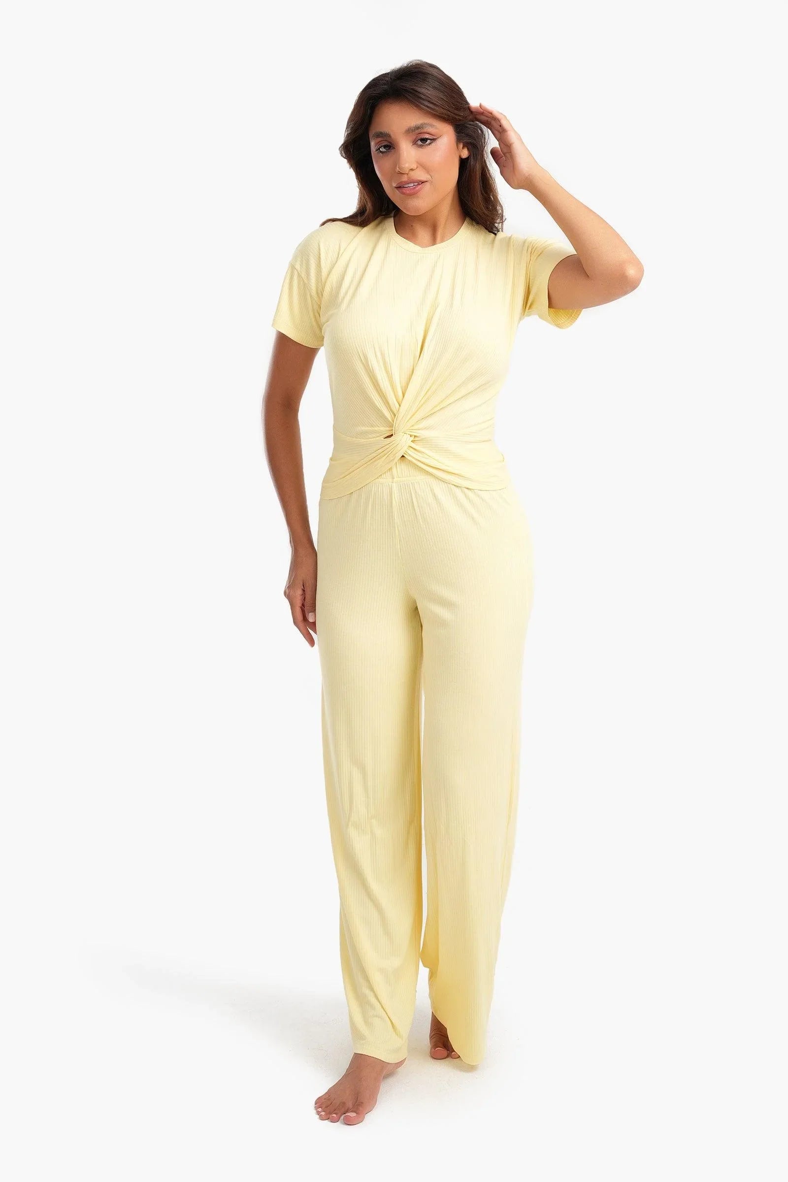 Pyjama Set with Front Knot - Carina - كارينا