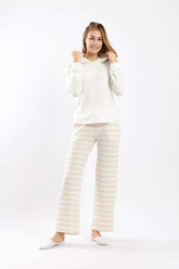 Pyjama Set with Striped Pants - Carina - كارينا