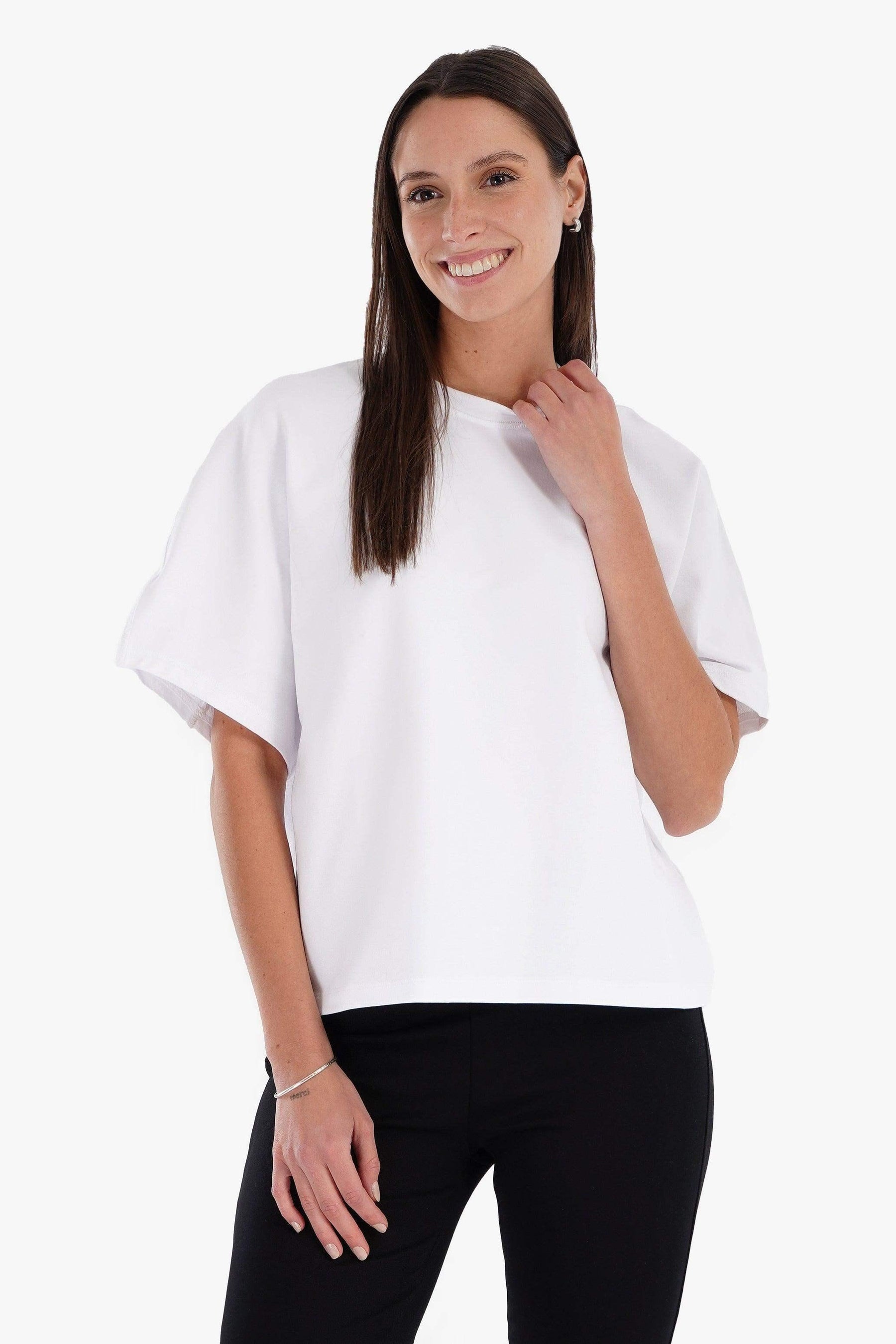 Relaxed Fit Basic T-Shirt - Carina - كارينا