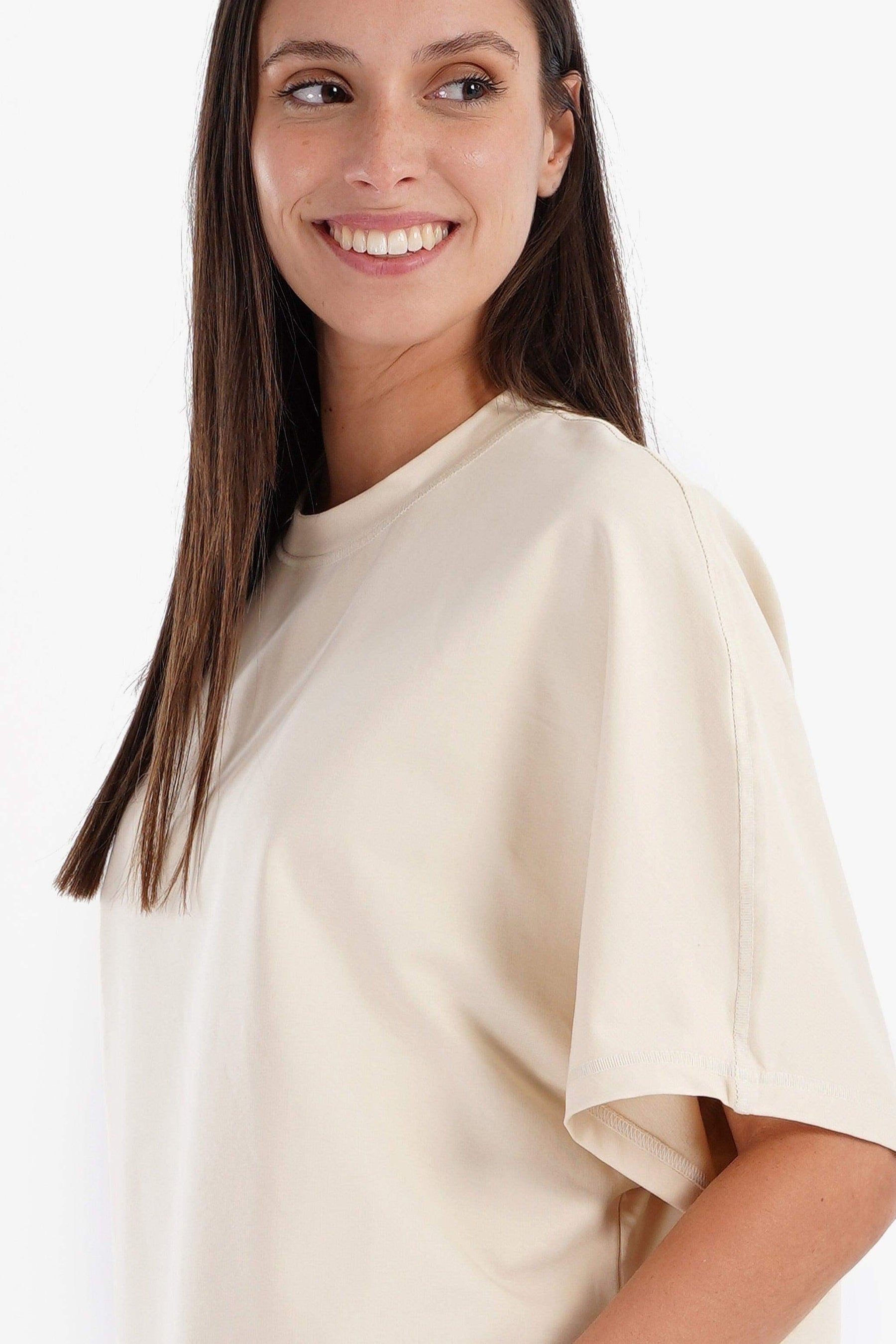 Relaxed Fit Basic T-Shirt - Carina - كارينا
