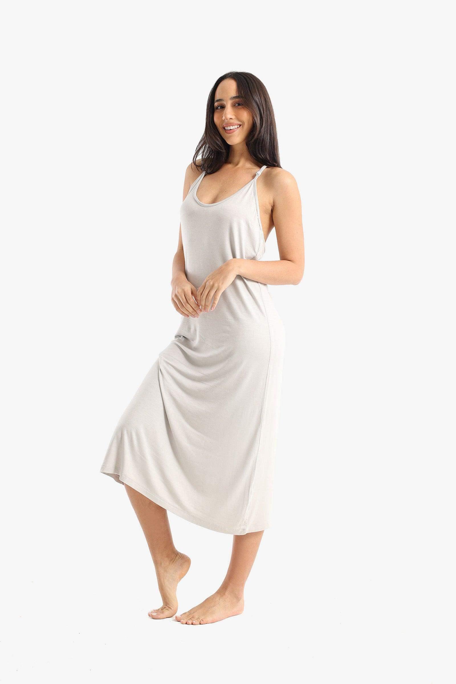 Relaxed Fit Sleeveless Nightgown - Carina - كارينا