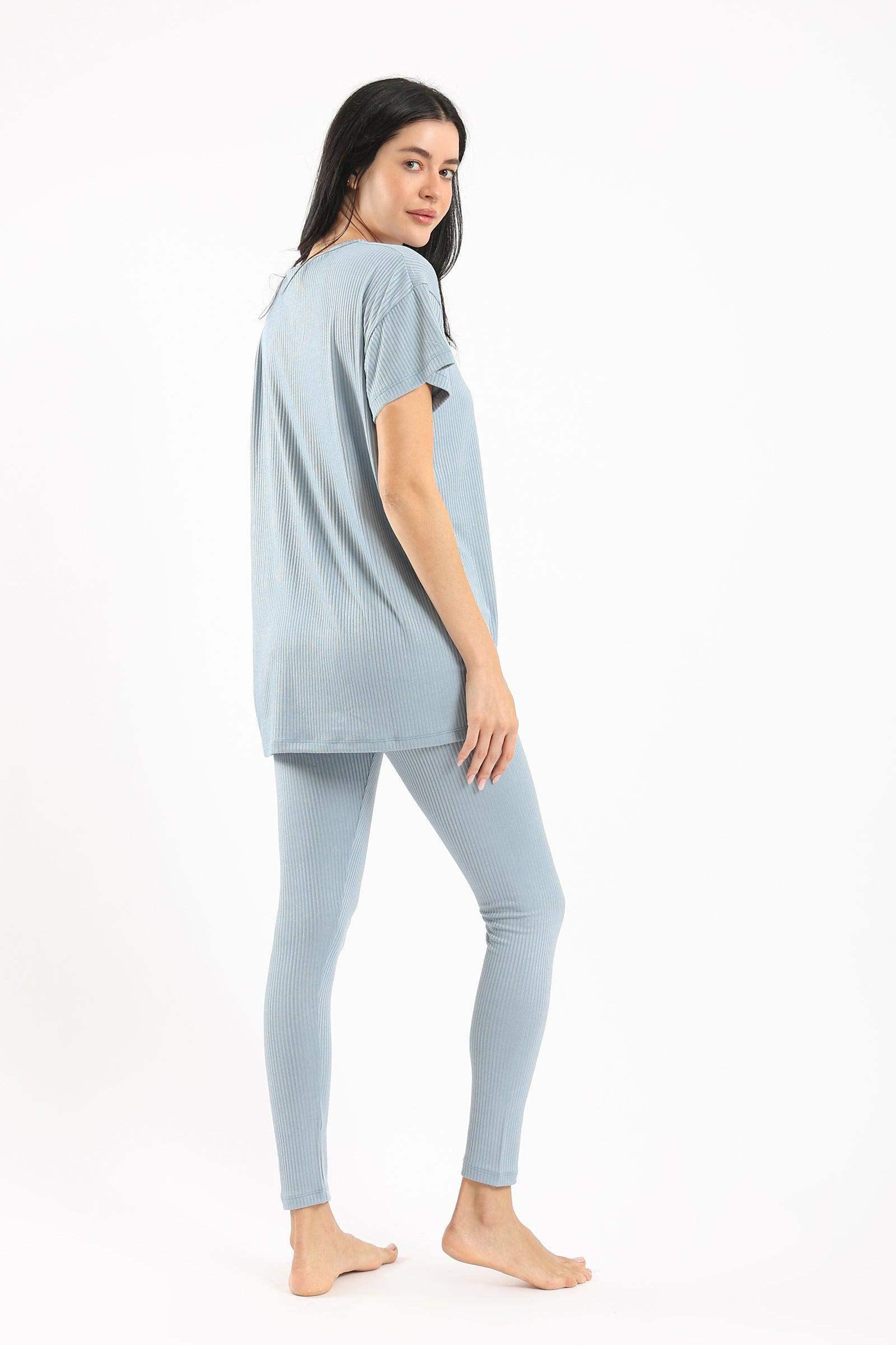 Ribbed Pyjama Set - Carina - كارينا