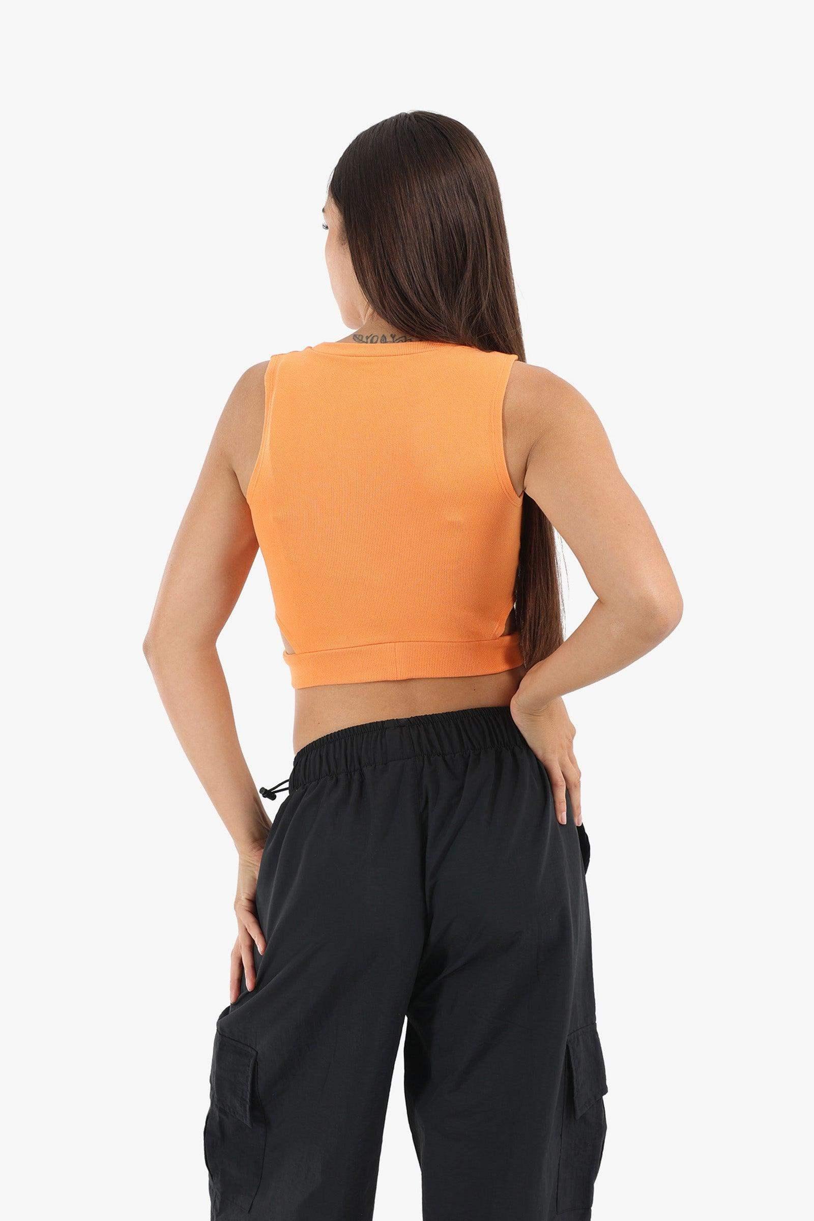 Ribbed Top with Cut Out Sides - Carina - كارينا
