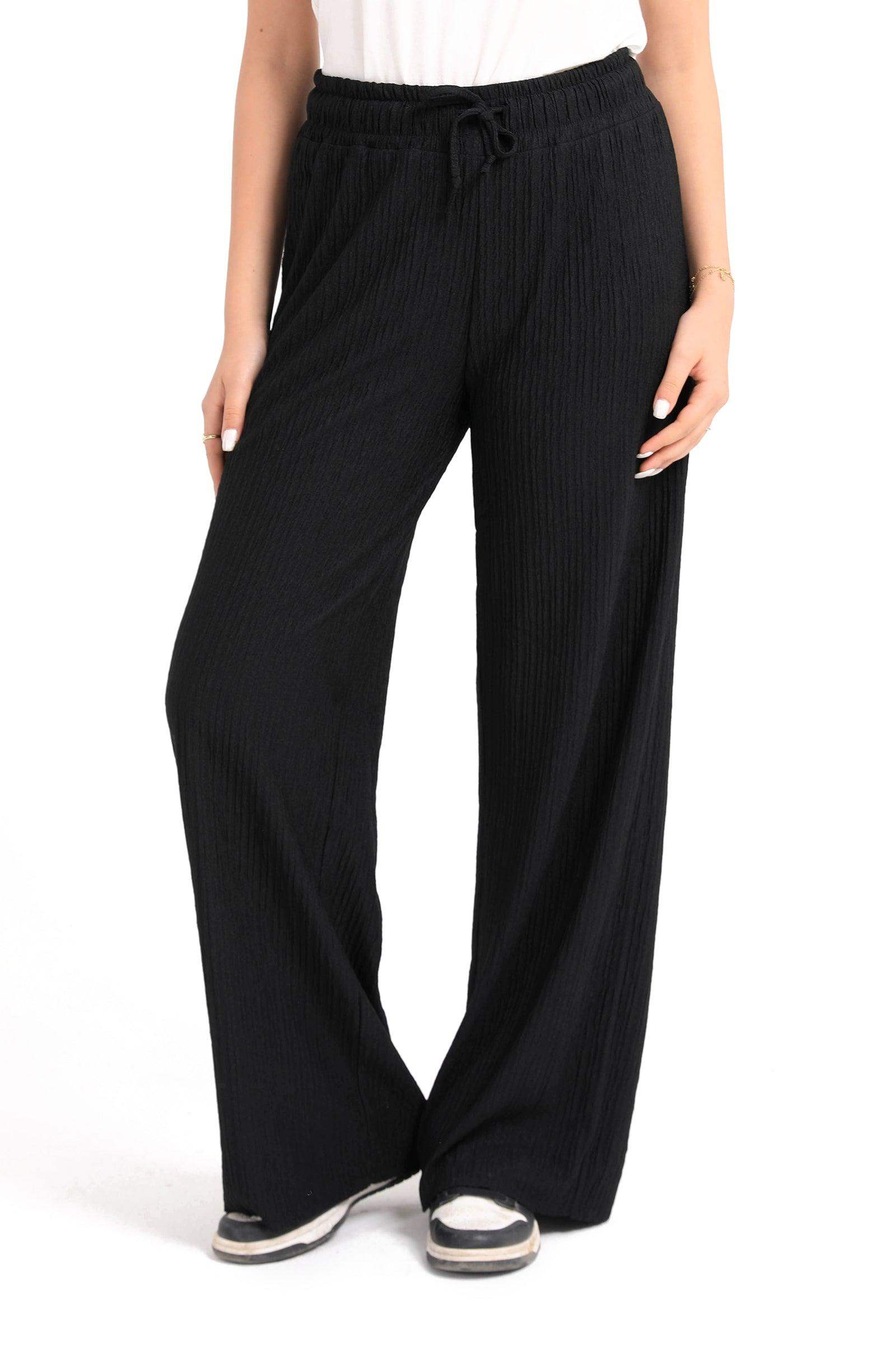 Ribbed Wide Leg Pants | Carina Wear